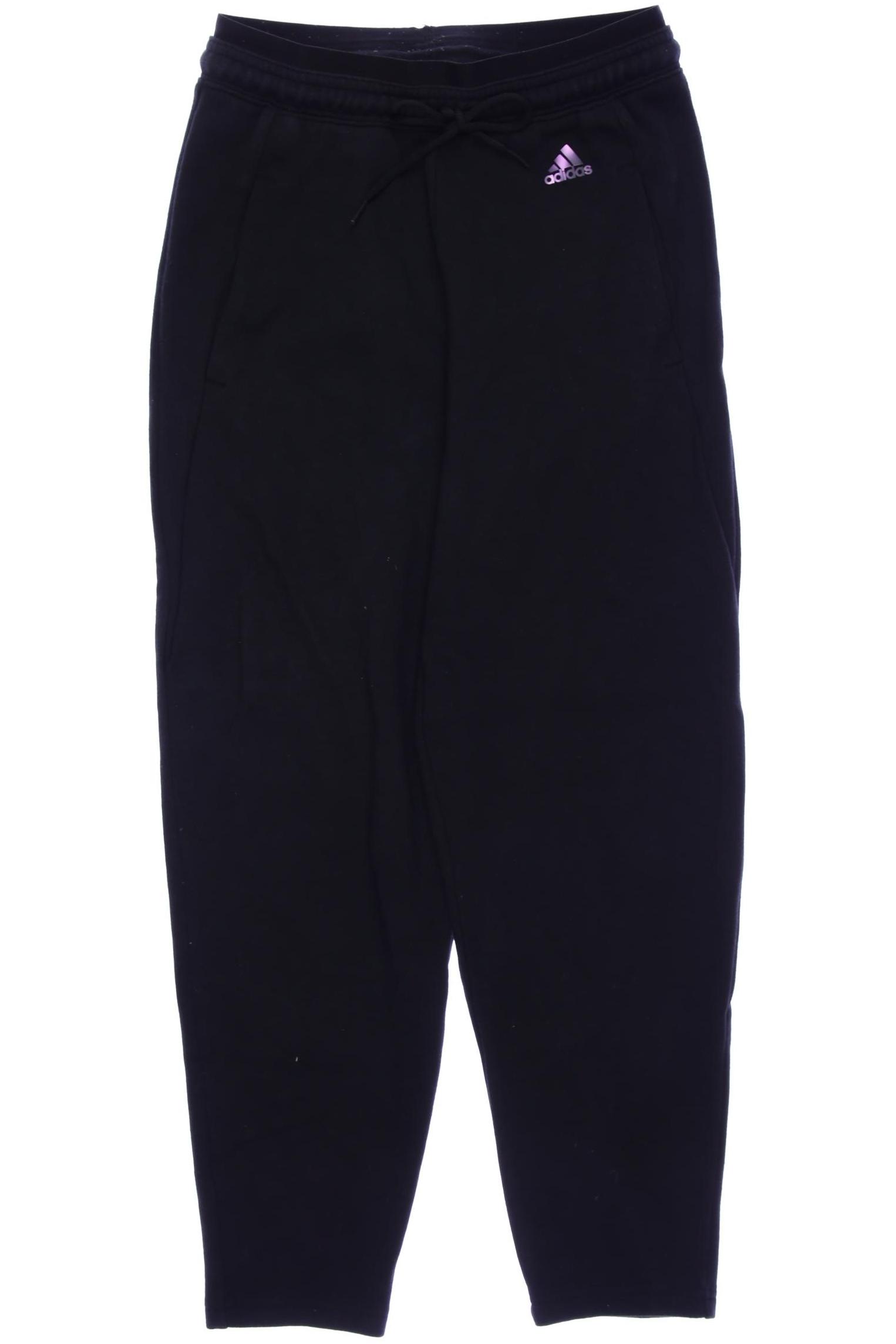 

adidas Damen Stoffhose, schwarz, Gr. 0
