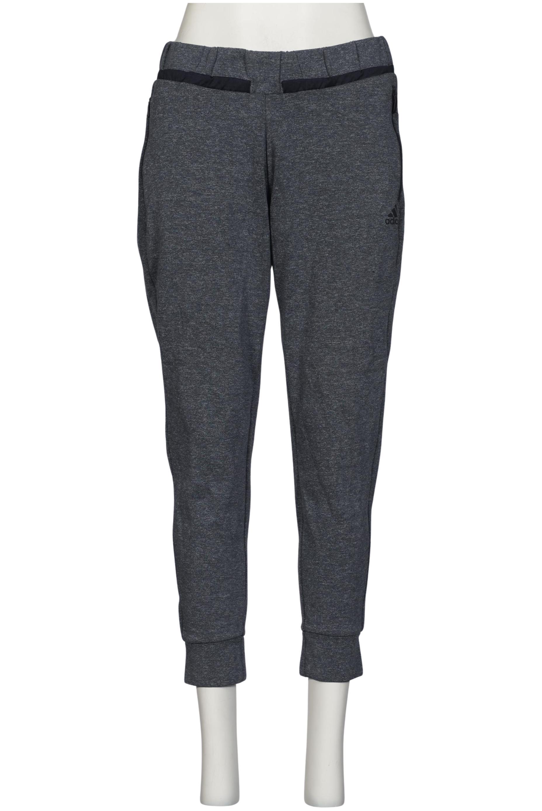 

adidas Damen Stoffhose, grau, Gr. 0
