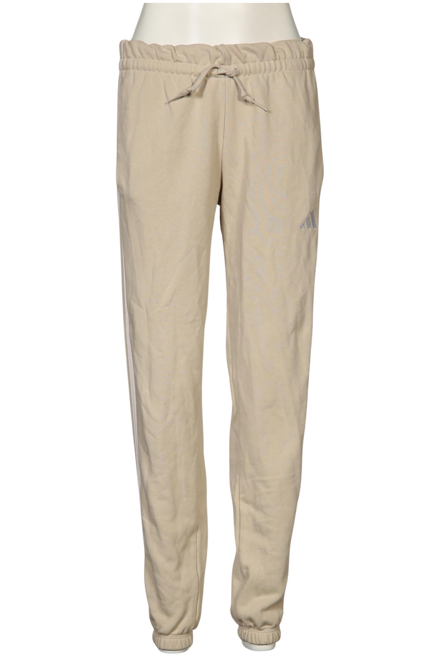 

adidas Damen Stoffhose, beige, Gr. 0