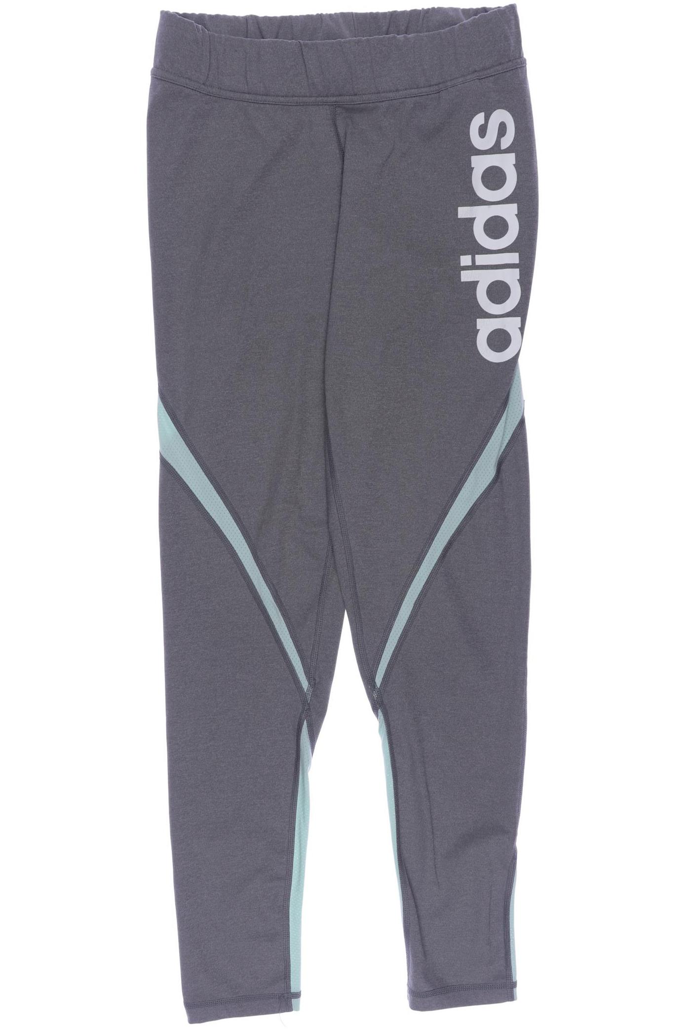 

adidas Damen Stoffhose, grau, Gr. 0