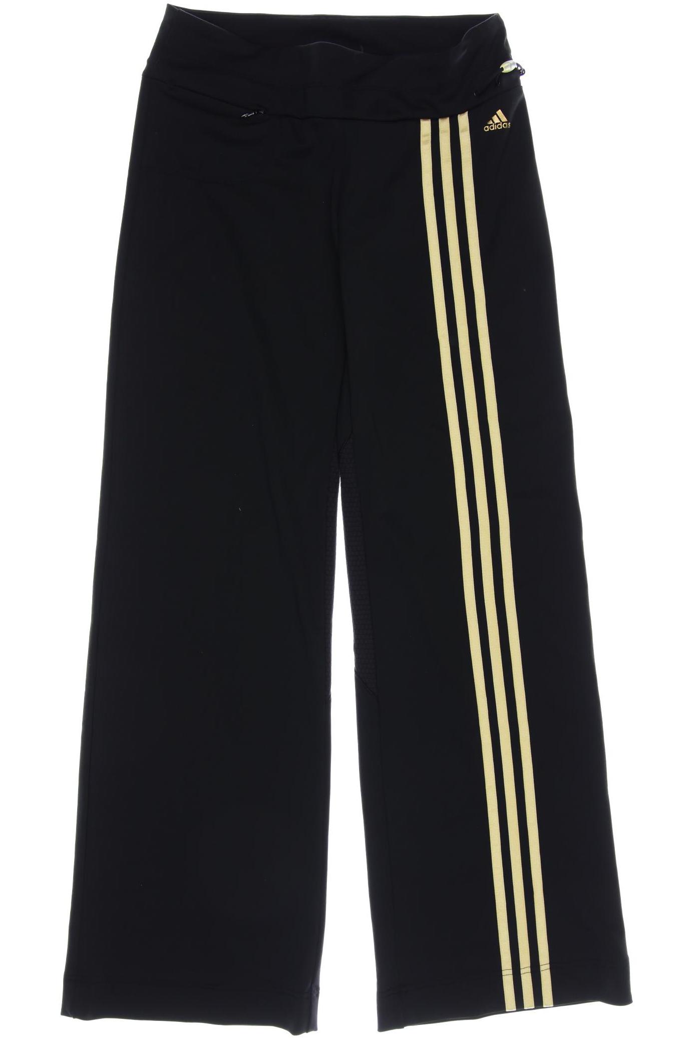 

adidas Damen Stoffhose, schwarz, Gr. 38