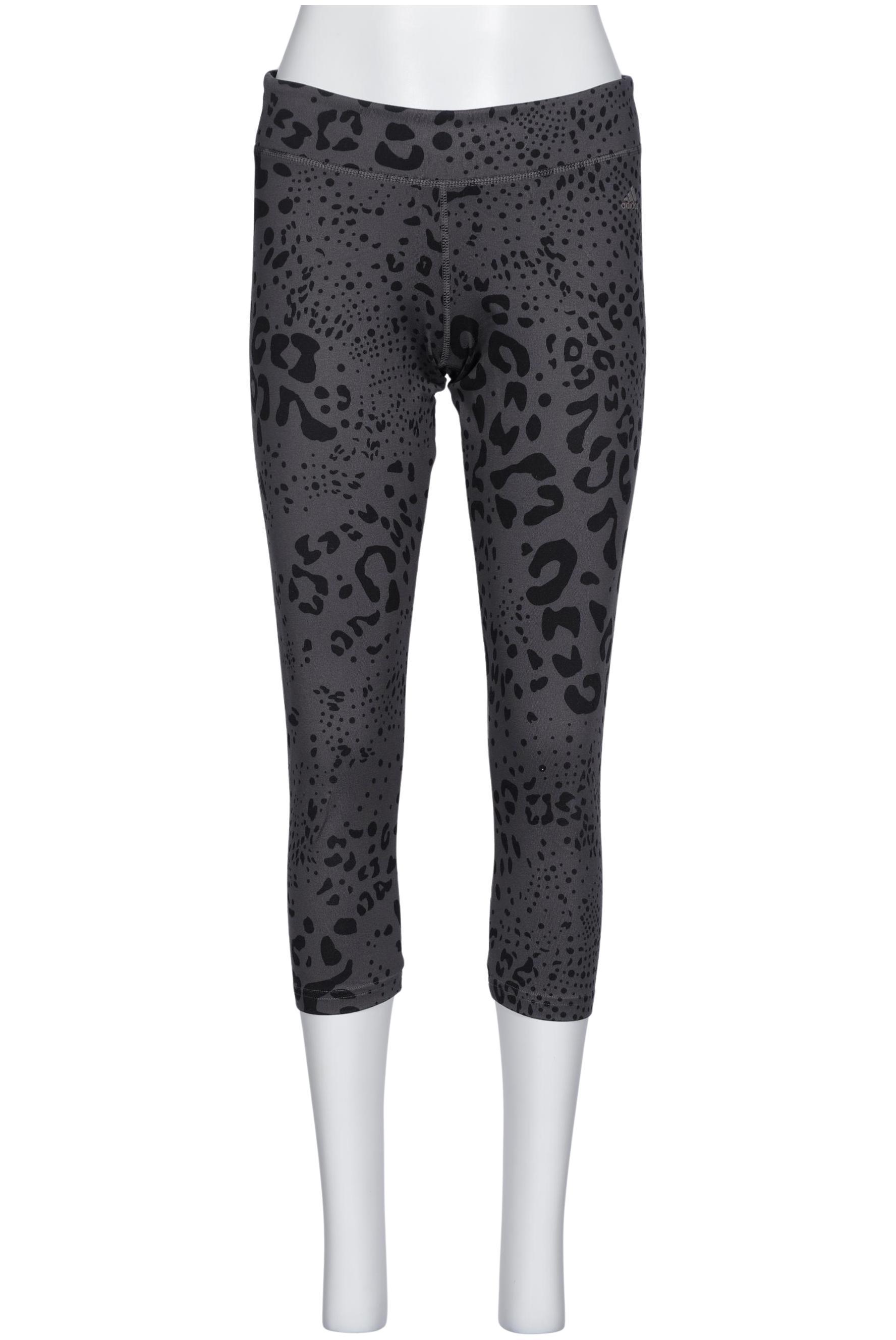 

adidas Damen Stoffhose, grau, Gr. 0