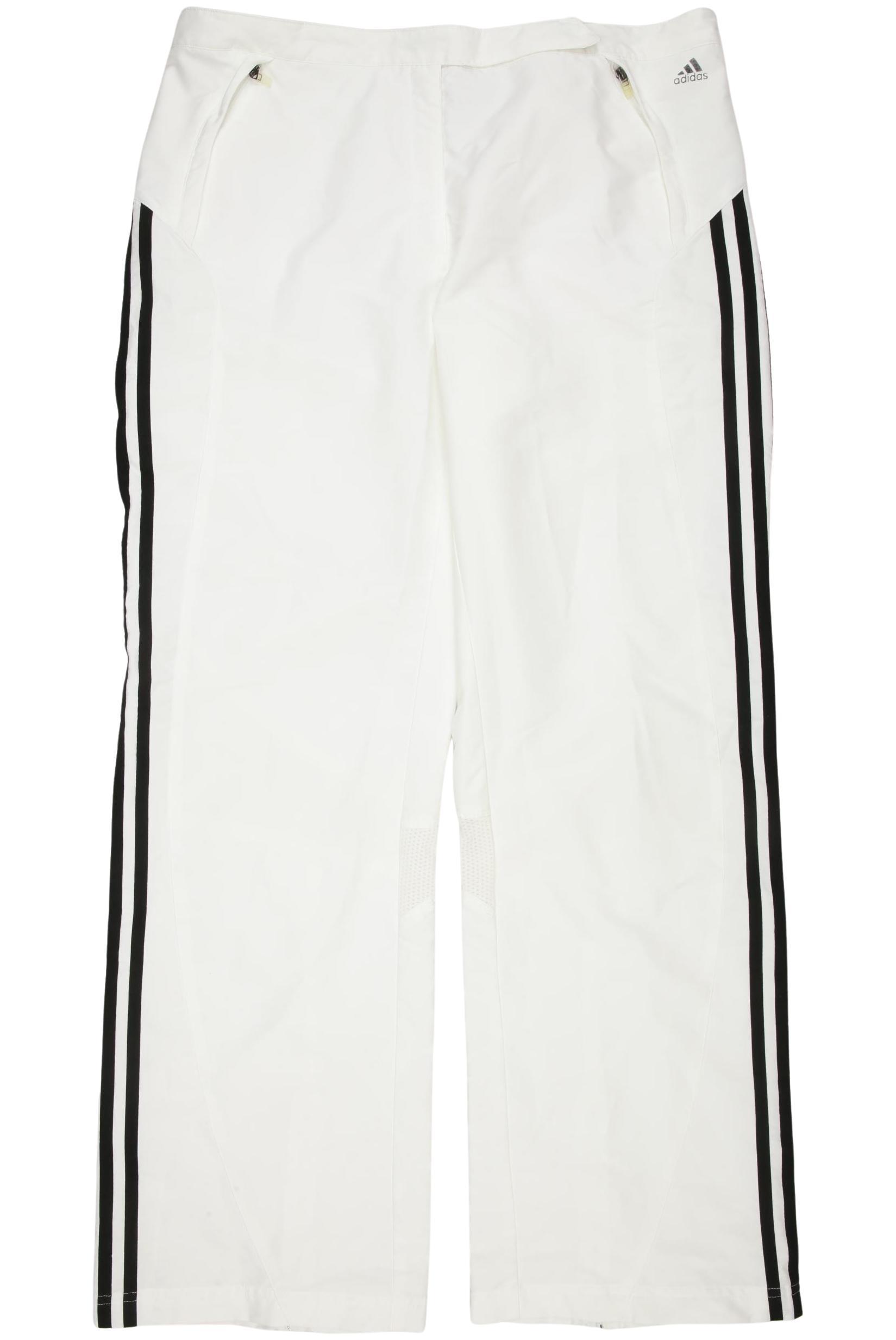 

adidas Damen Stoffhose, weiß, Gr. 44
