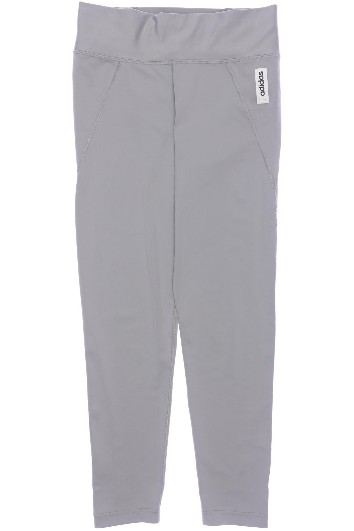

adidas Damen Stoffhose, grau, Gr. 0