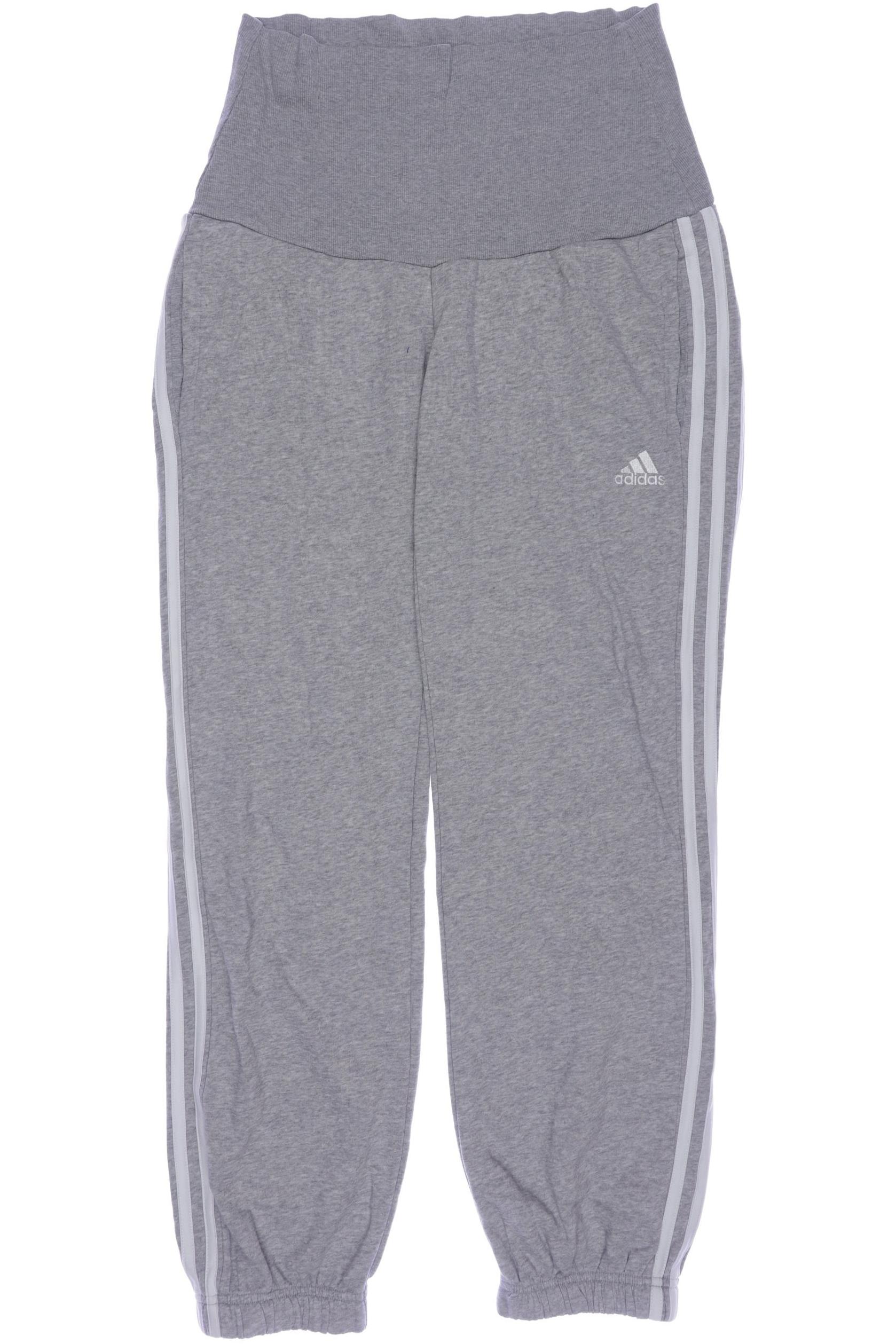 

adidas Damen Stoffhose, grau, Gr. 0