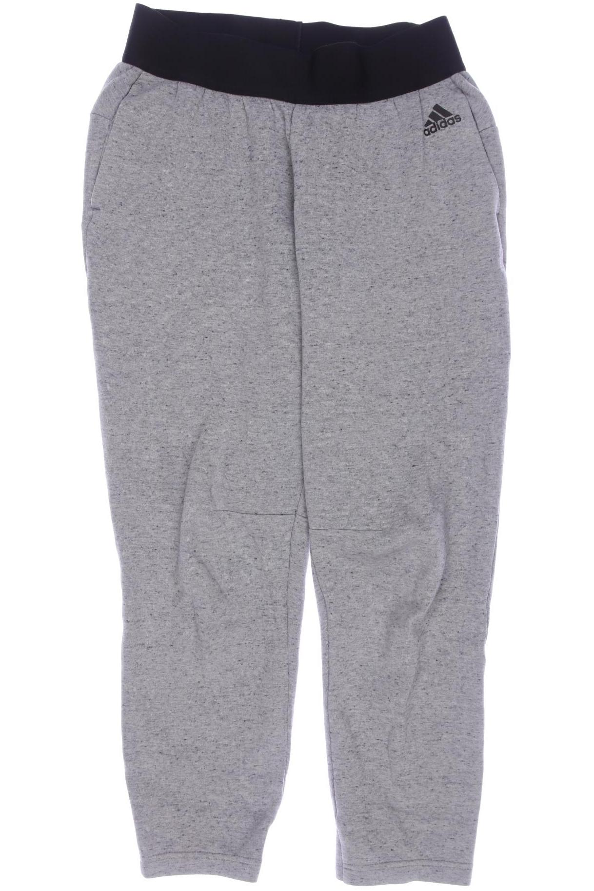 

adidas Damen Stoffhose, grau, Gr. 0