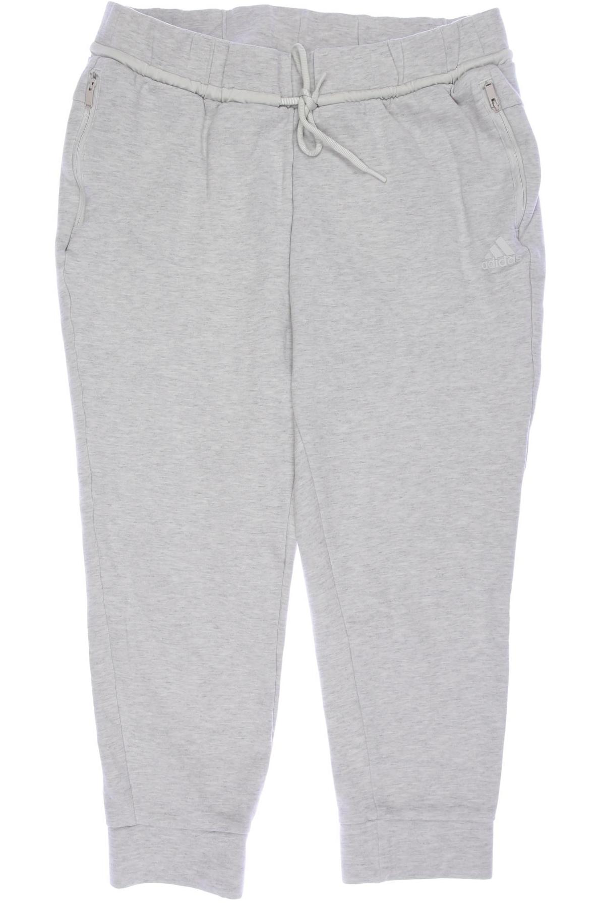 

adidas Damen Stoffhose, grau, Gr. 0