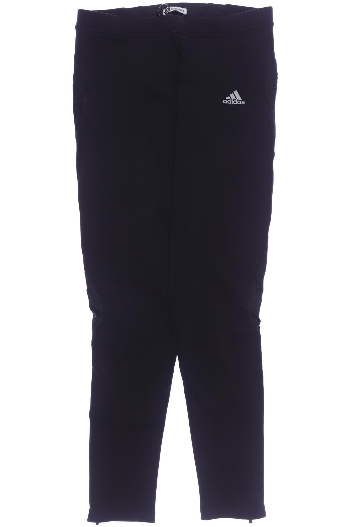 

adidas Damen Stoffhose, schwarz, Gr. 38