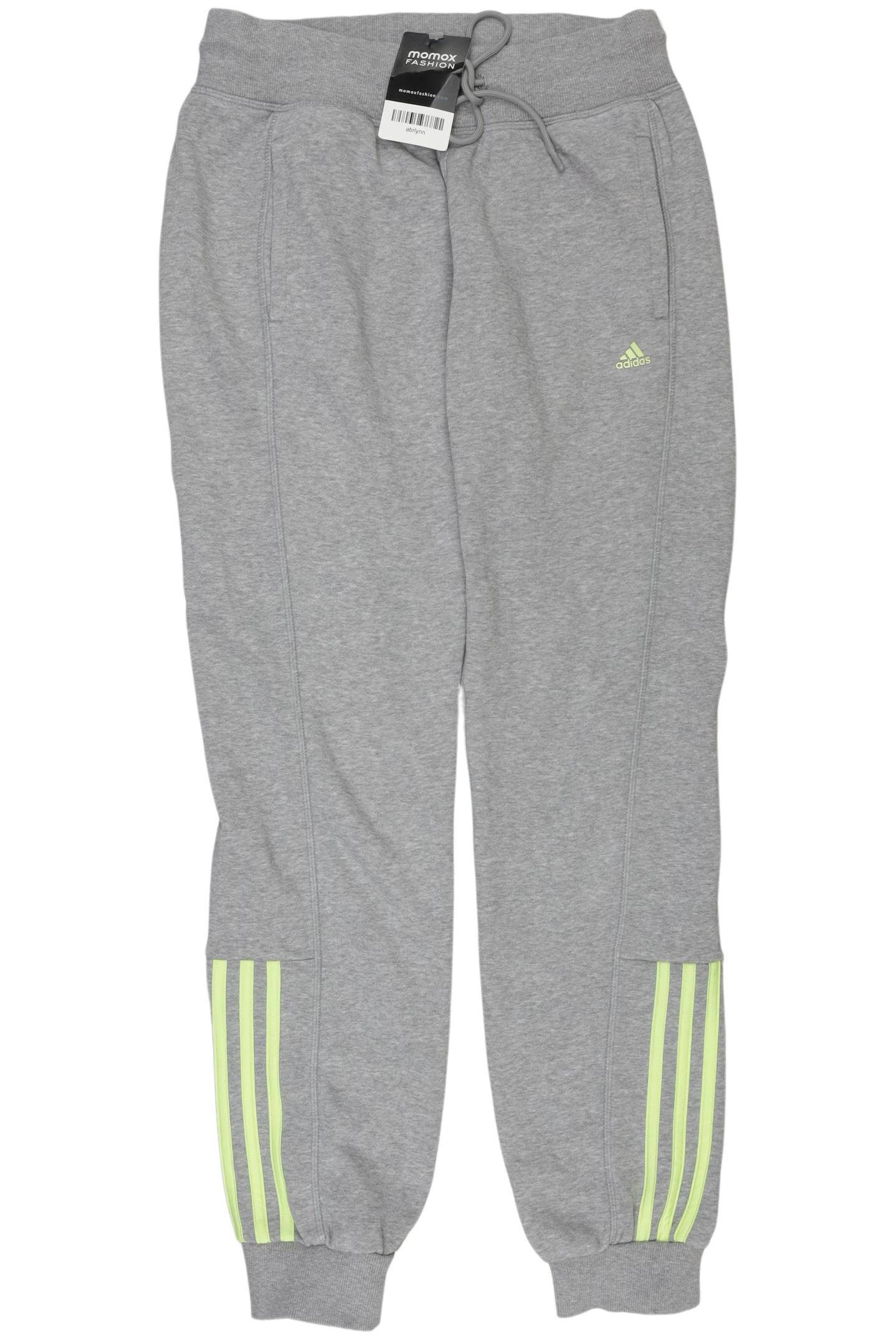 

adidas Damen Stoffhose, grau, Gr. 0