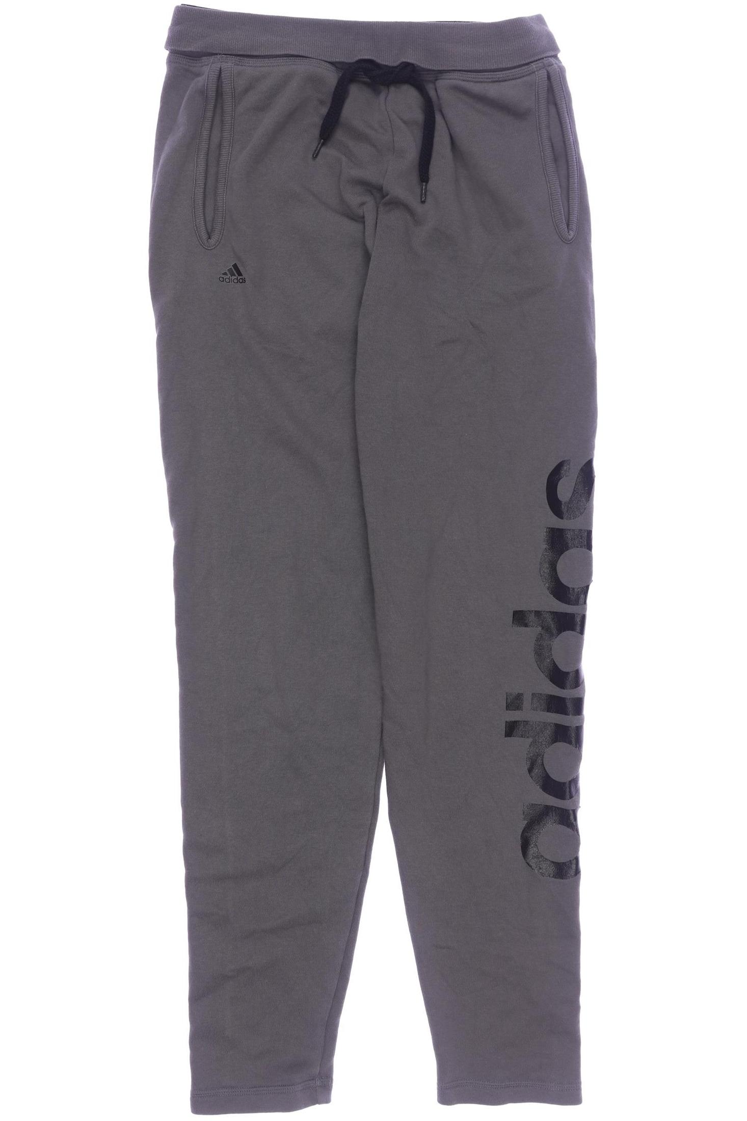 

adidas Damen Stoffhose, grau, Gr. 0