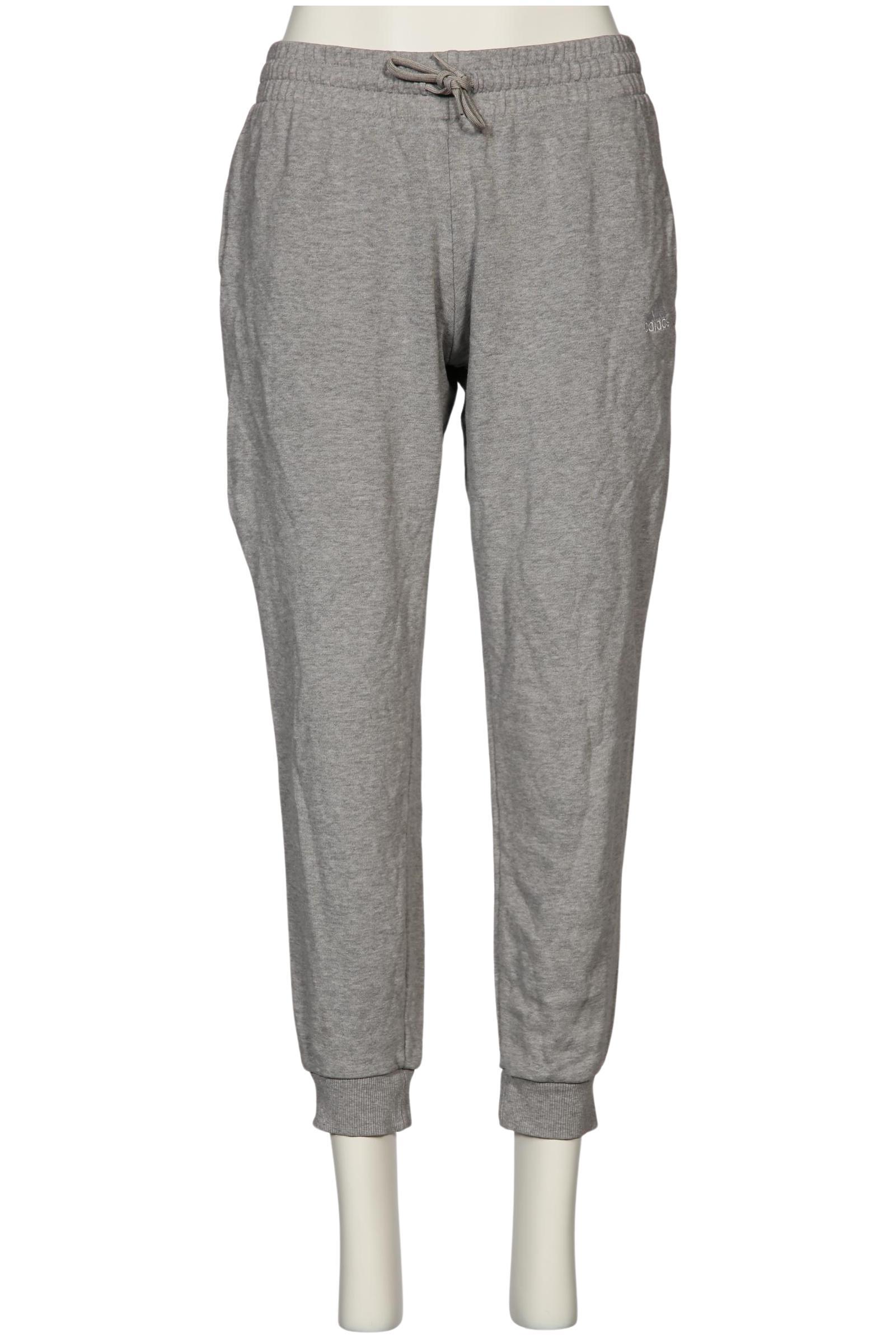 

adidas Damen Stoffhose, grau, Gr. 0