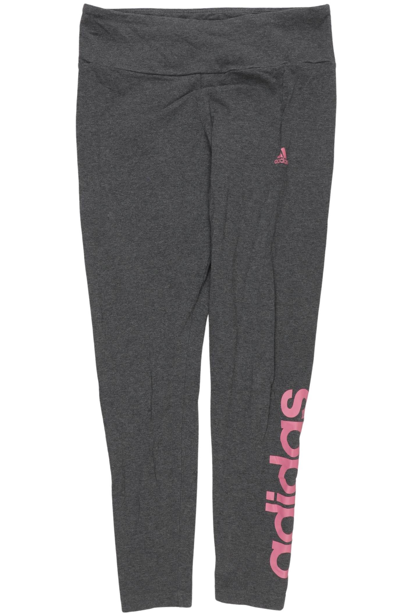 

adidas Damen Stoffhose, grau, Gr. 0