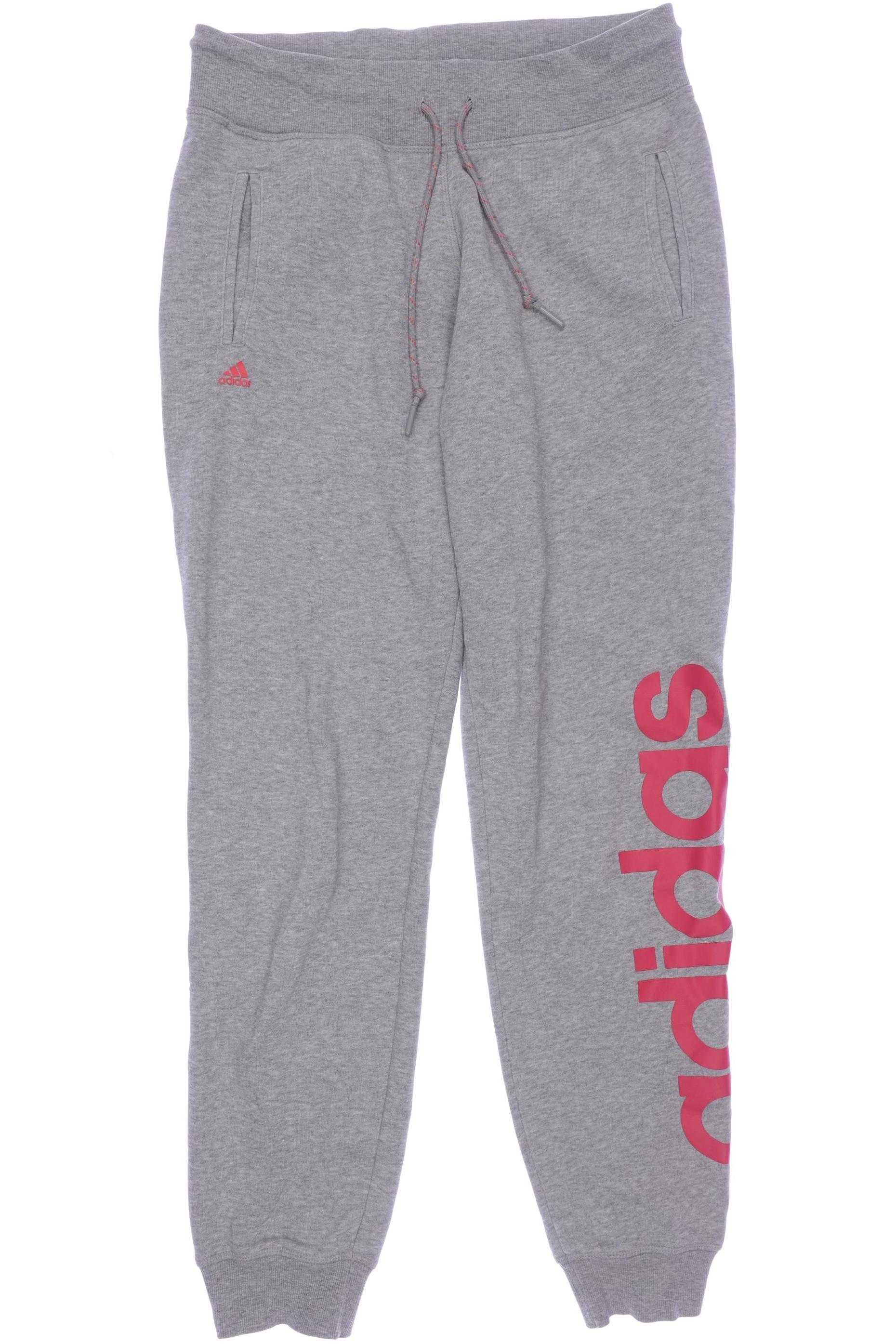 

adidas Damen Stoffhose, grau, Gr. 36