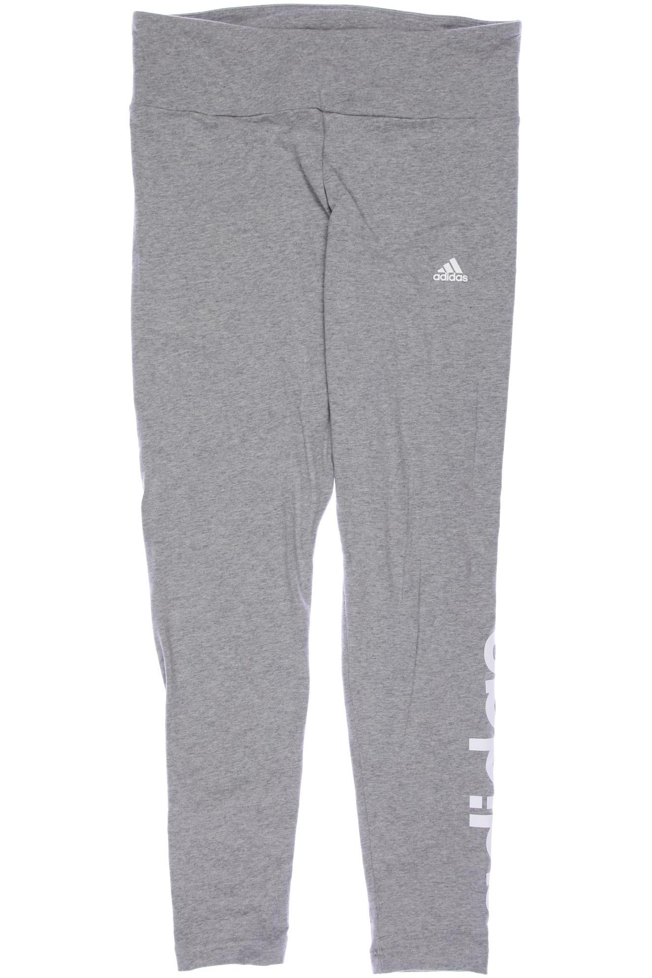 

adidas Damen Stoffhose, grau, Gr. 0