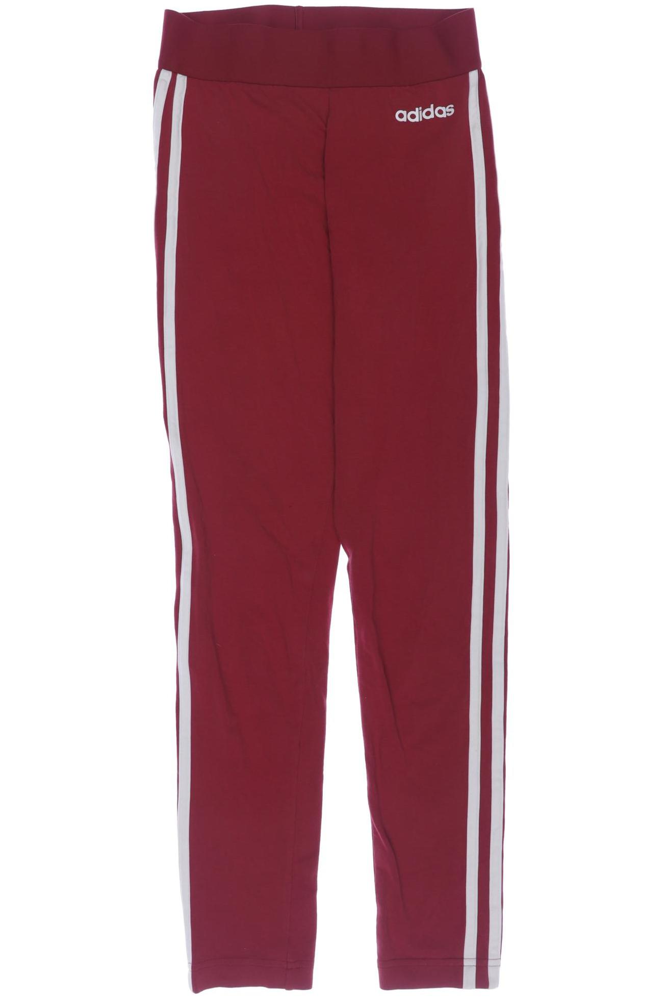 

adidas Damen Stoffhose, rot, Gr. 0