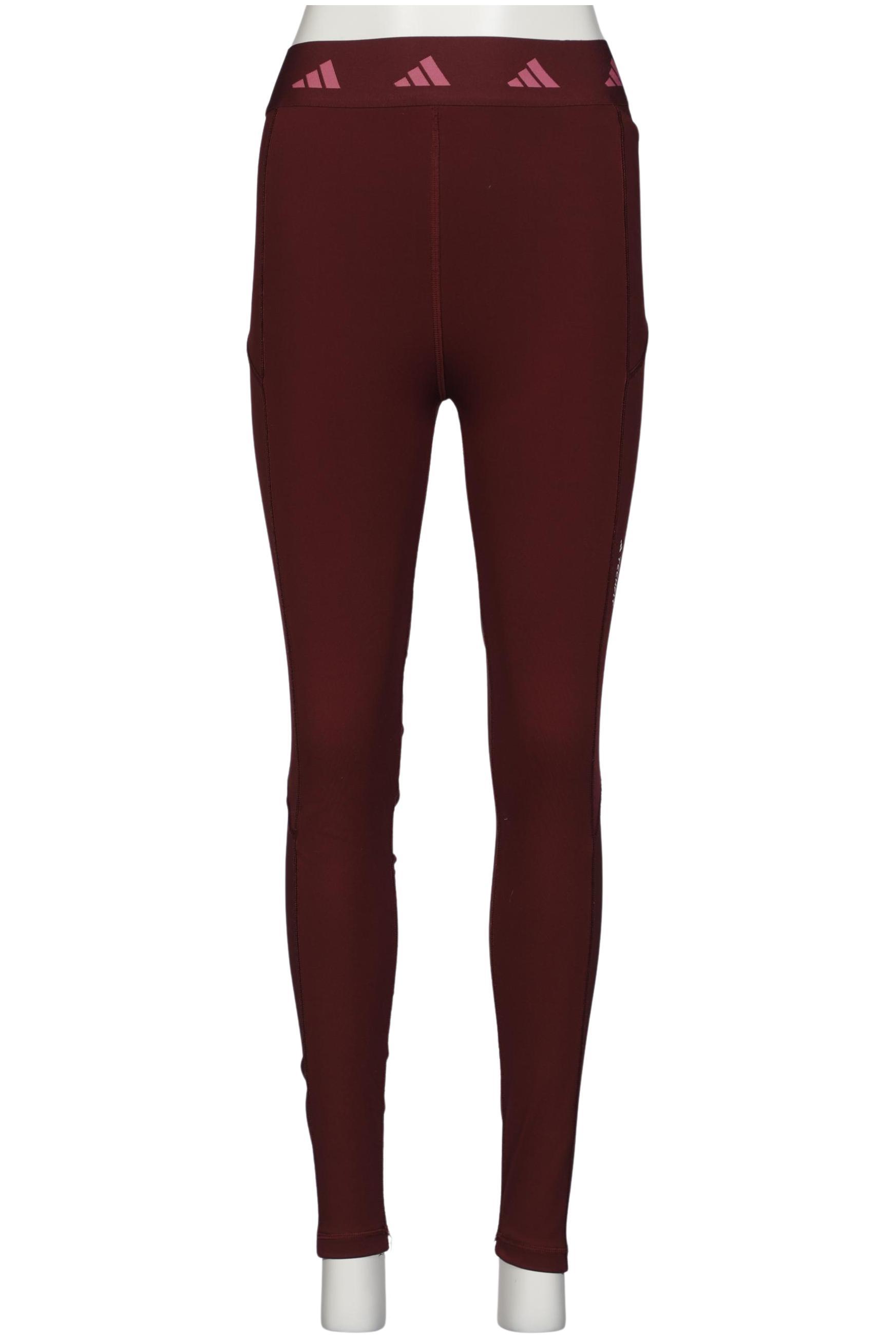

adidas Damen Stoffhose, bordeaux, Gr. 0