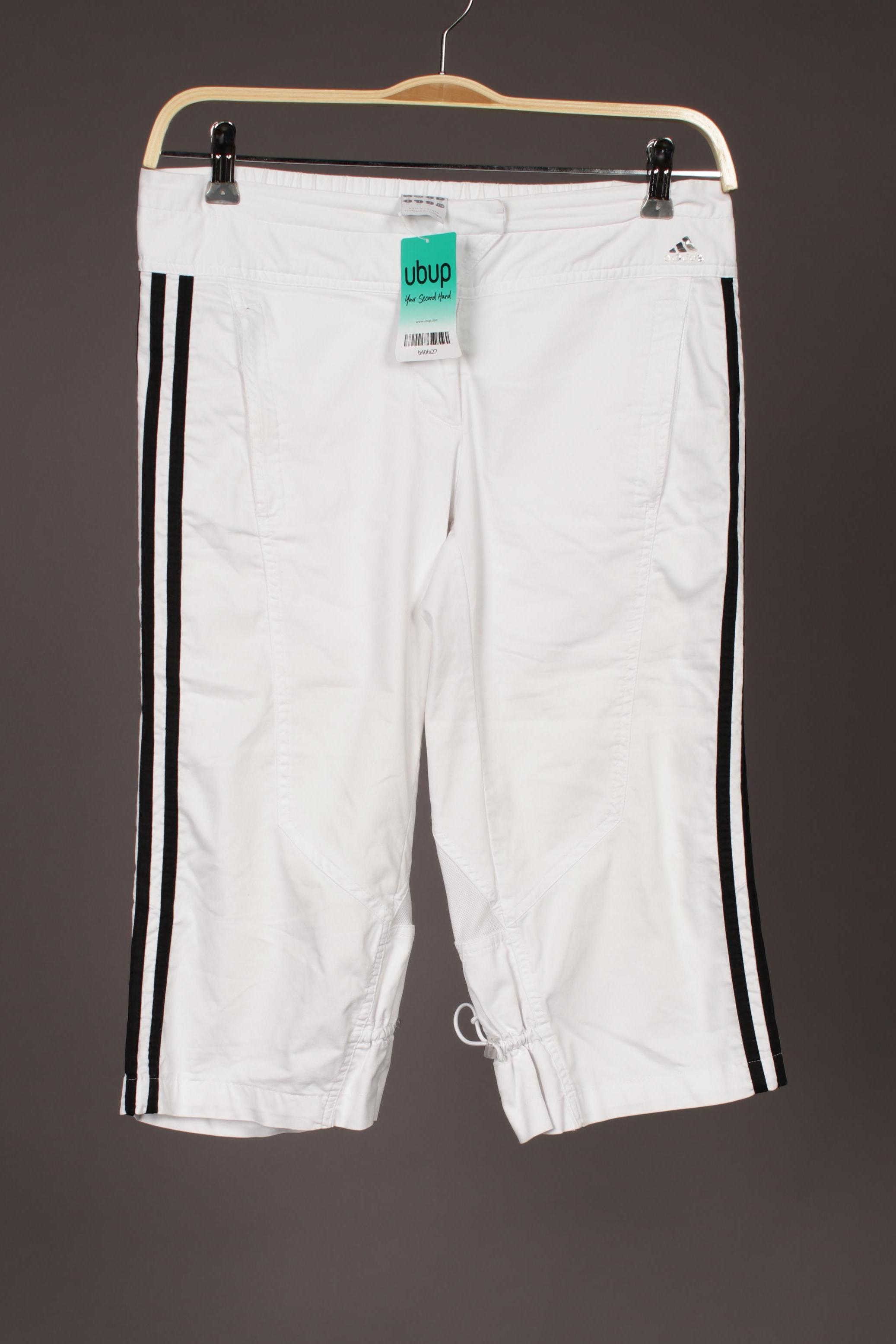 

adidas Damen Stoffhose, weiß, Gr.