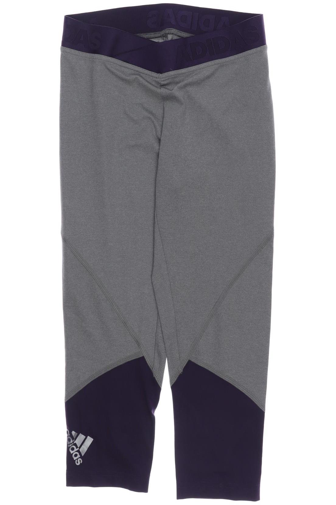 

adidas Damen Stoffhose, grau, Gr. 0