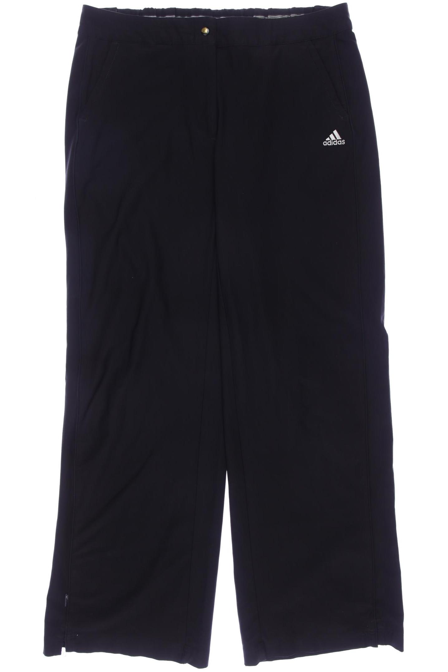 

adidas Damen Stoffhose, schwarz, Gr. 42