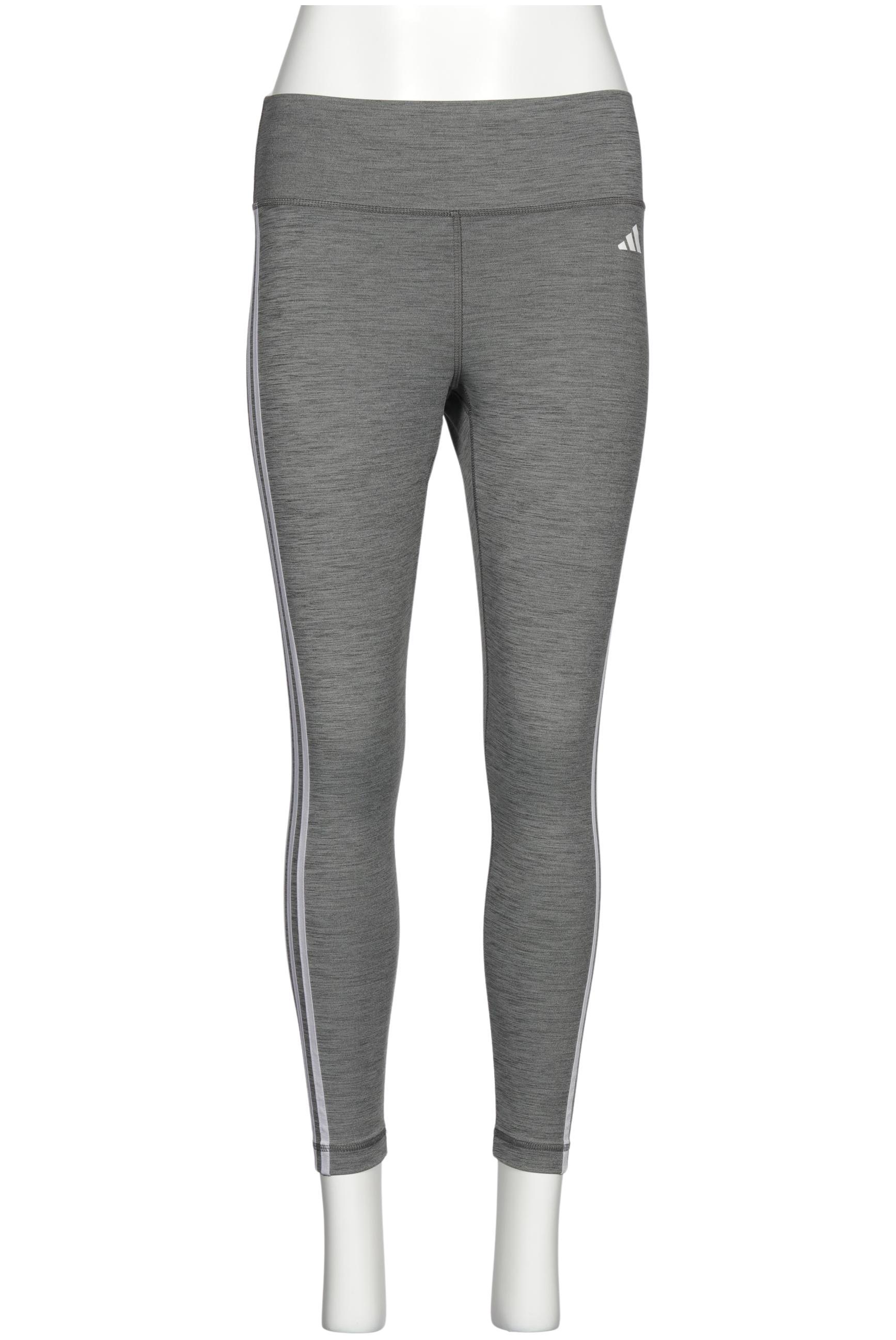 

adidas Damen Stoffhose, grau, Gr. 0