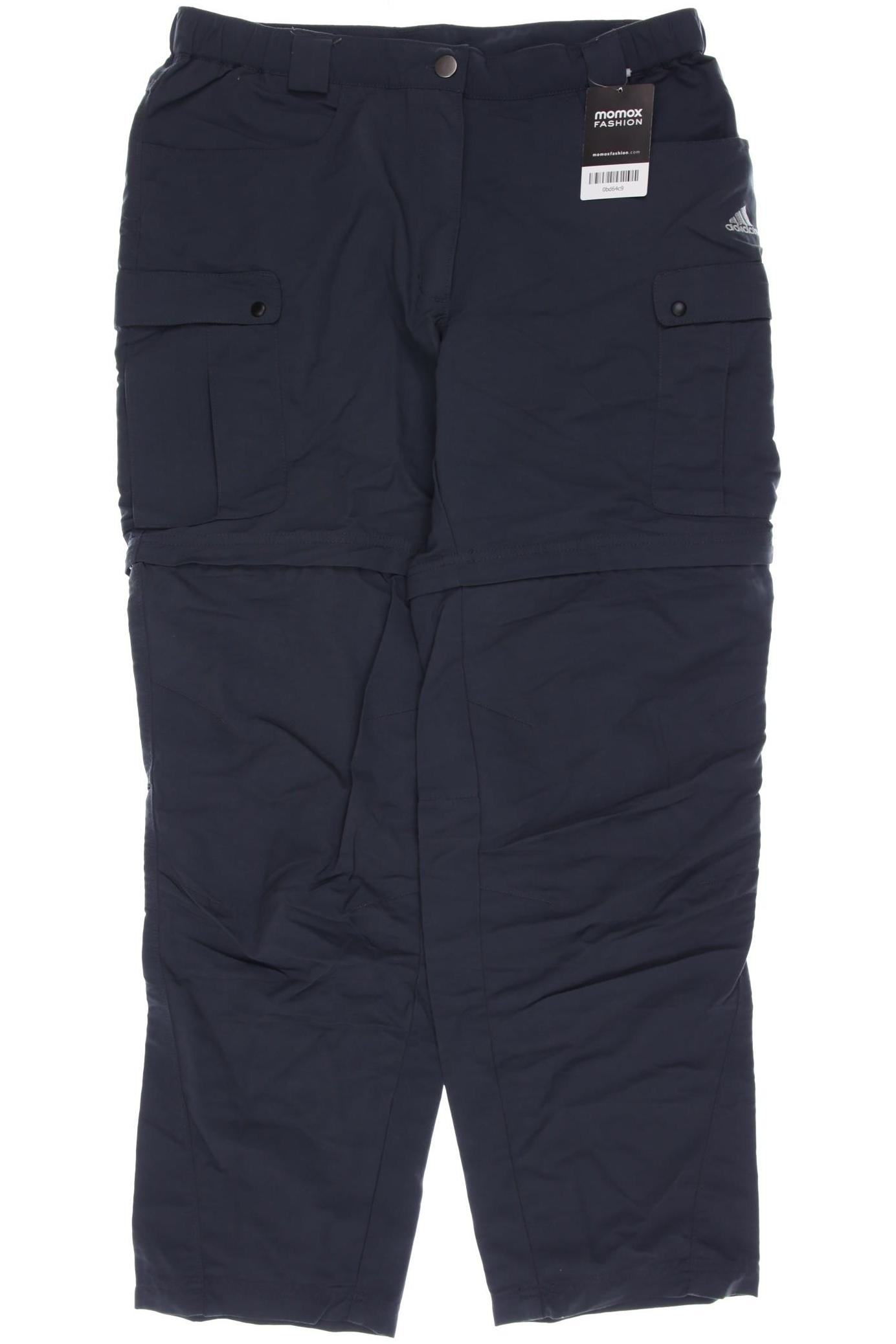 

adidas Damen Stoffhose, grau, Gr. 42