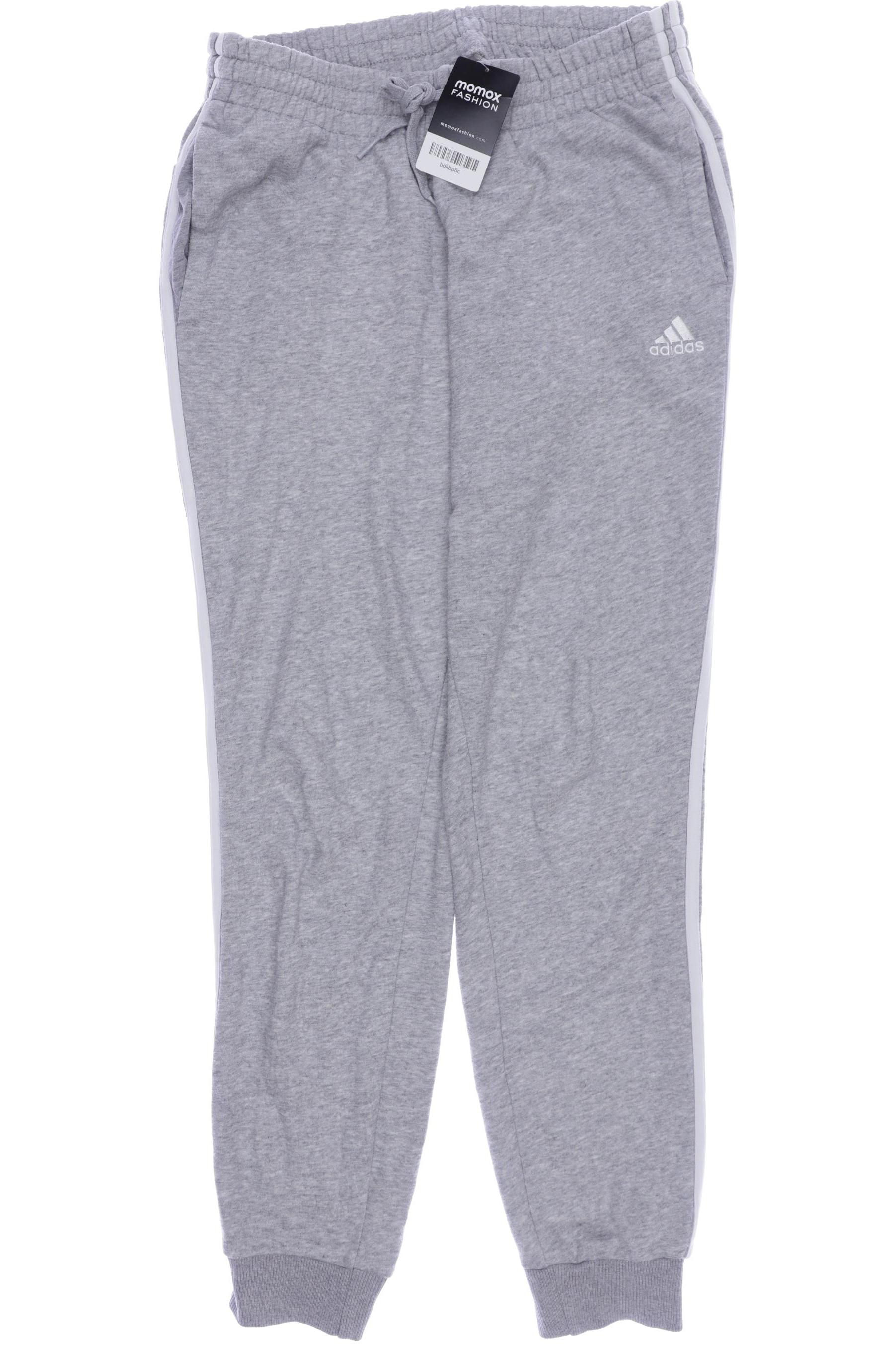 

adidas Damen Stoffhose, grau, Gr. 0