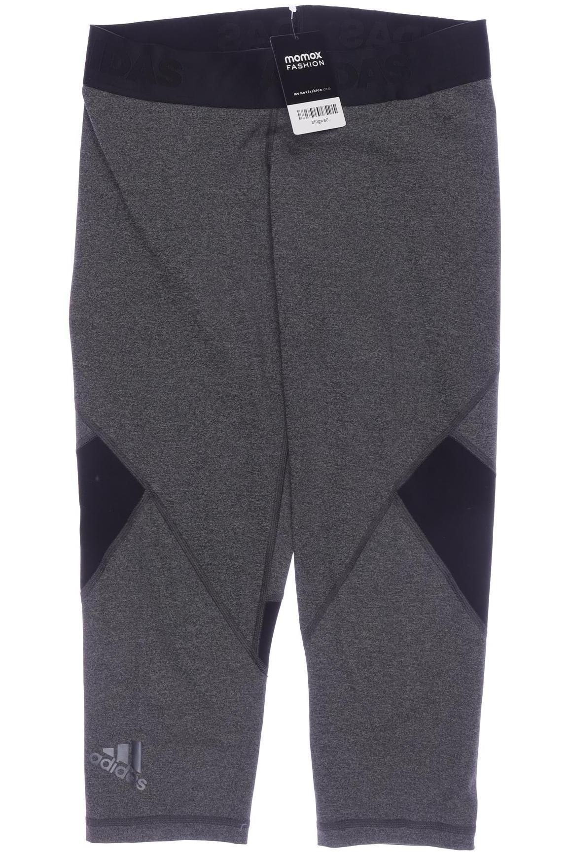 

adidas Damen Stoffhose, grau, Gr. 0