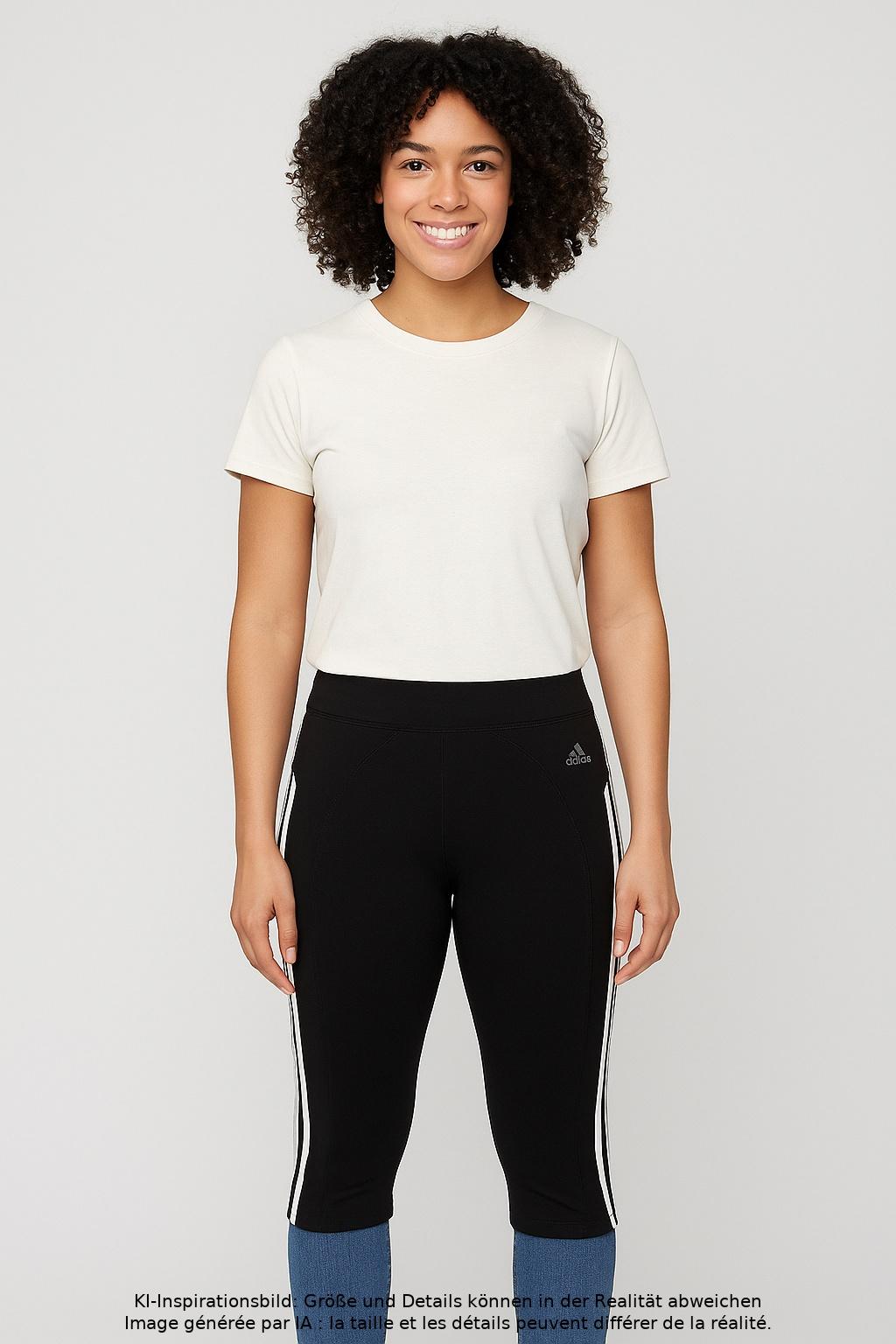 

adidas Damen Stoffhose, schwarz, Gr. 0