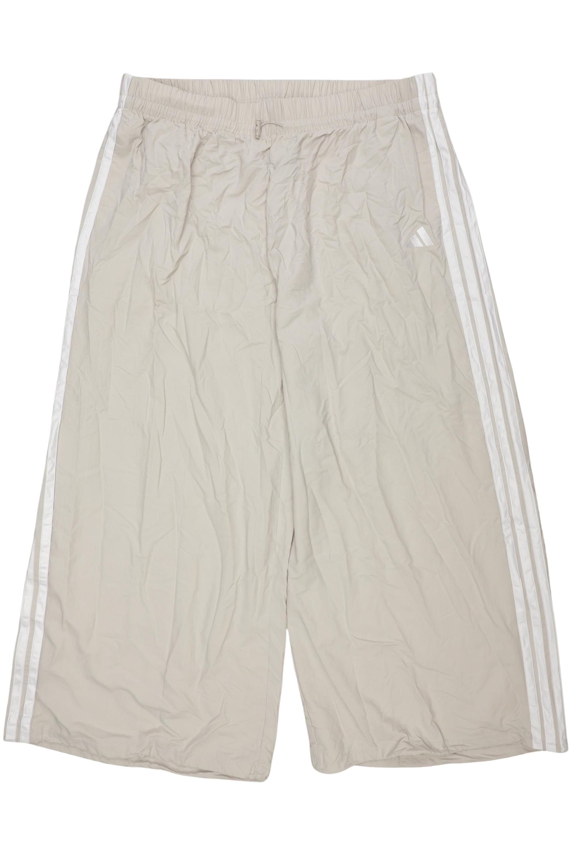 

adidas Damen Stoffhose, beige, Gr. 0
