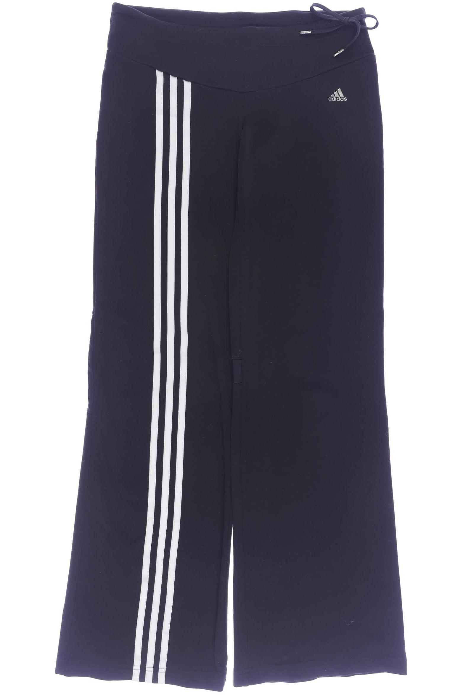 

adidas Damen Stoffhose, schwarz, Gr. 38