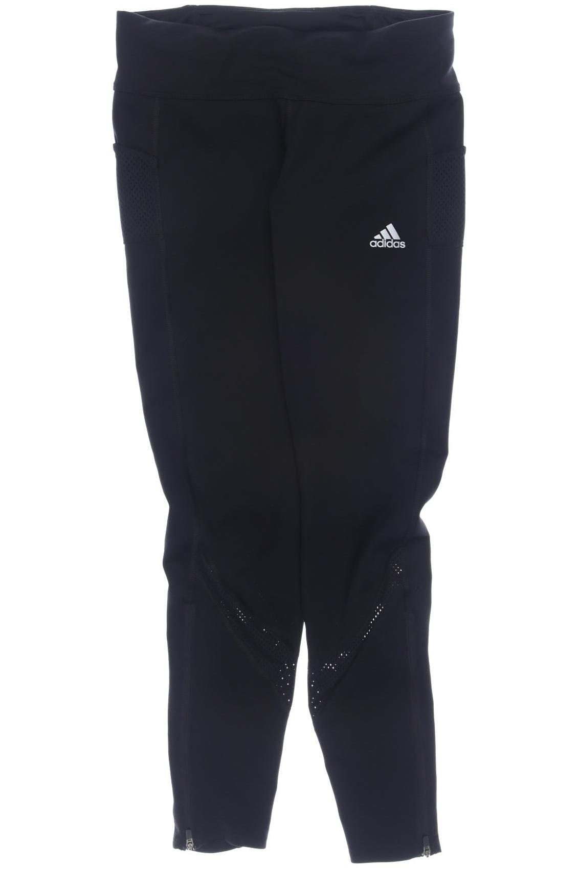

adidas Damen Stoffhose, schwarz, Gr. 0