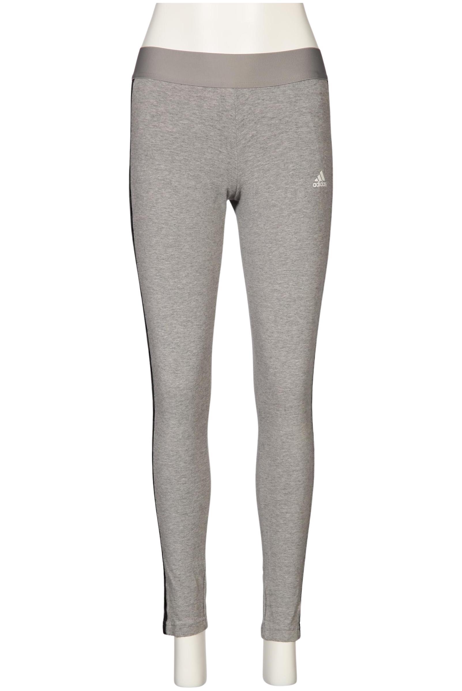 

adidas Damen Stoffhose, grau, Gr. 0