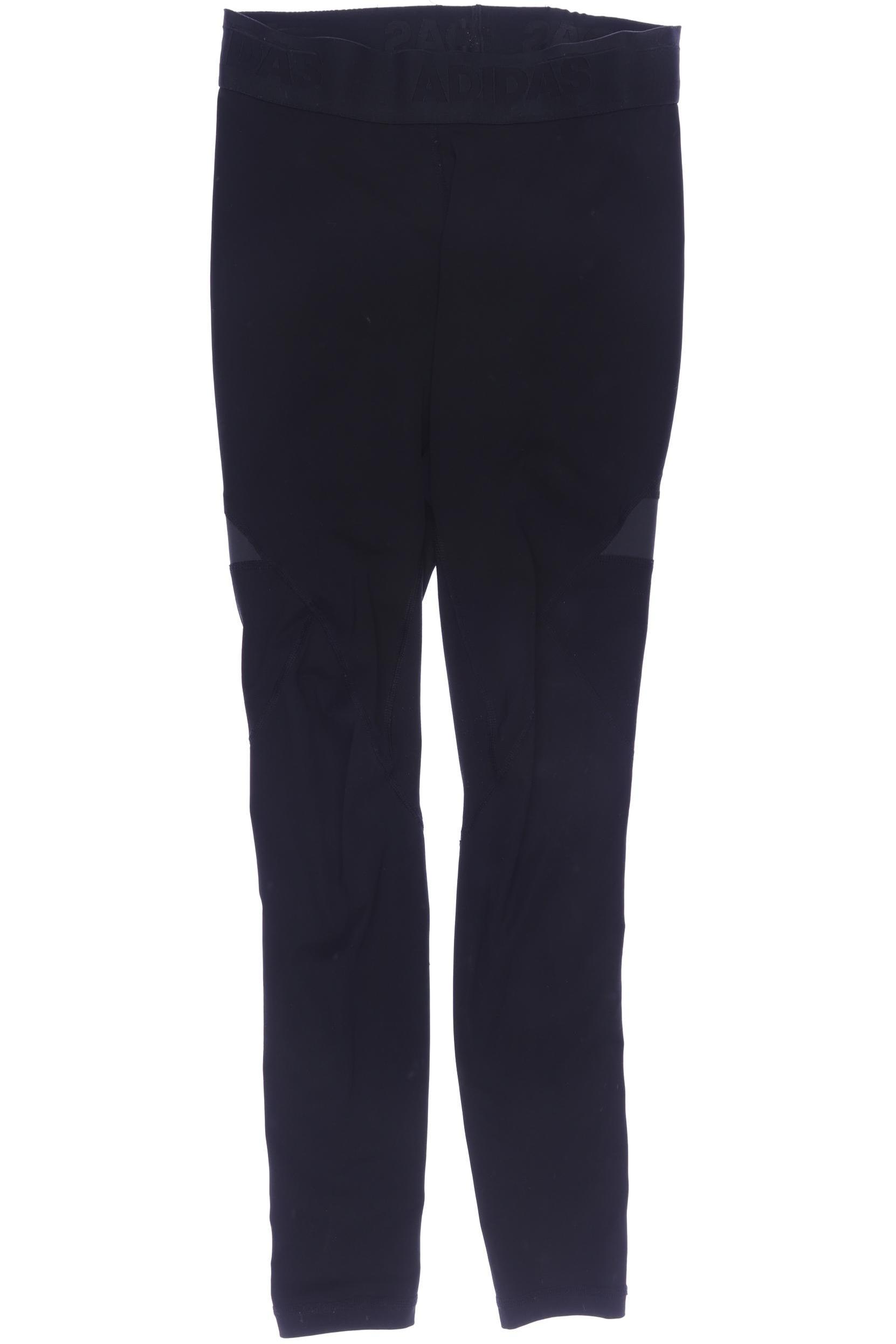 

adidas Damen Stoffhose, schwarz, Gr. 0