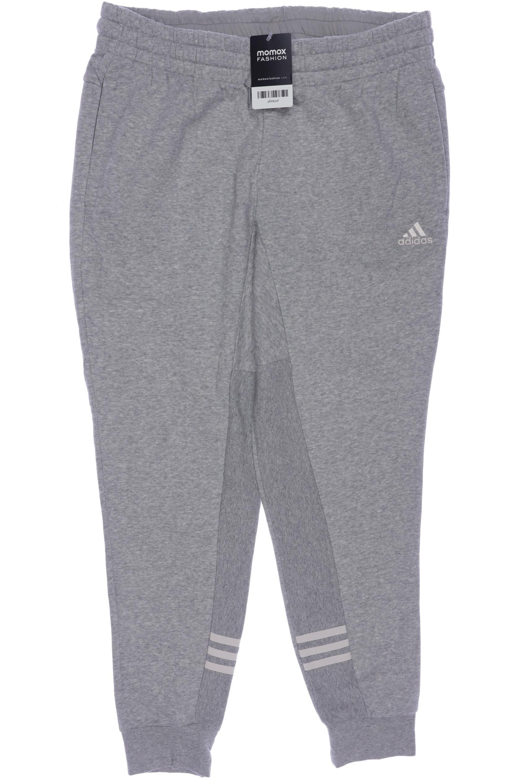 

adidas Damen Stoffhose, grau, Gr. 0