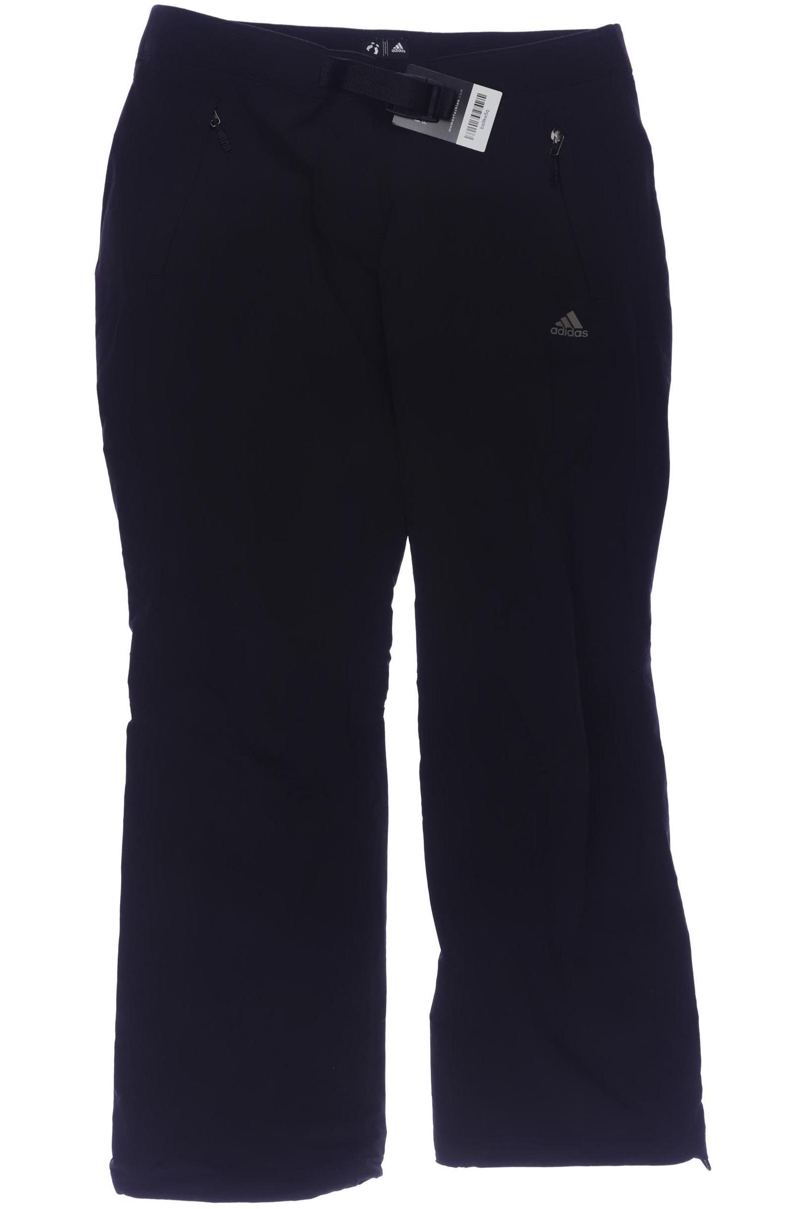 

adidas Damen Stoffhose, schwarz, Gr. 40