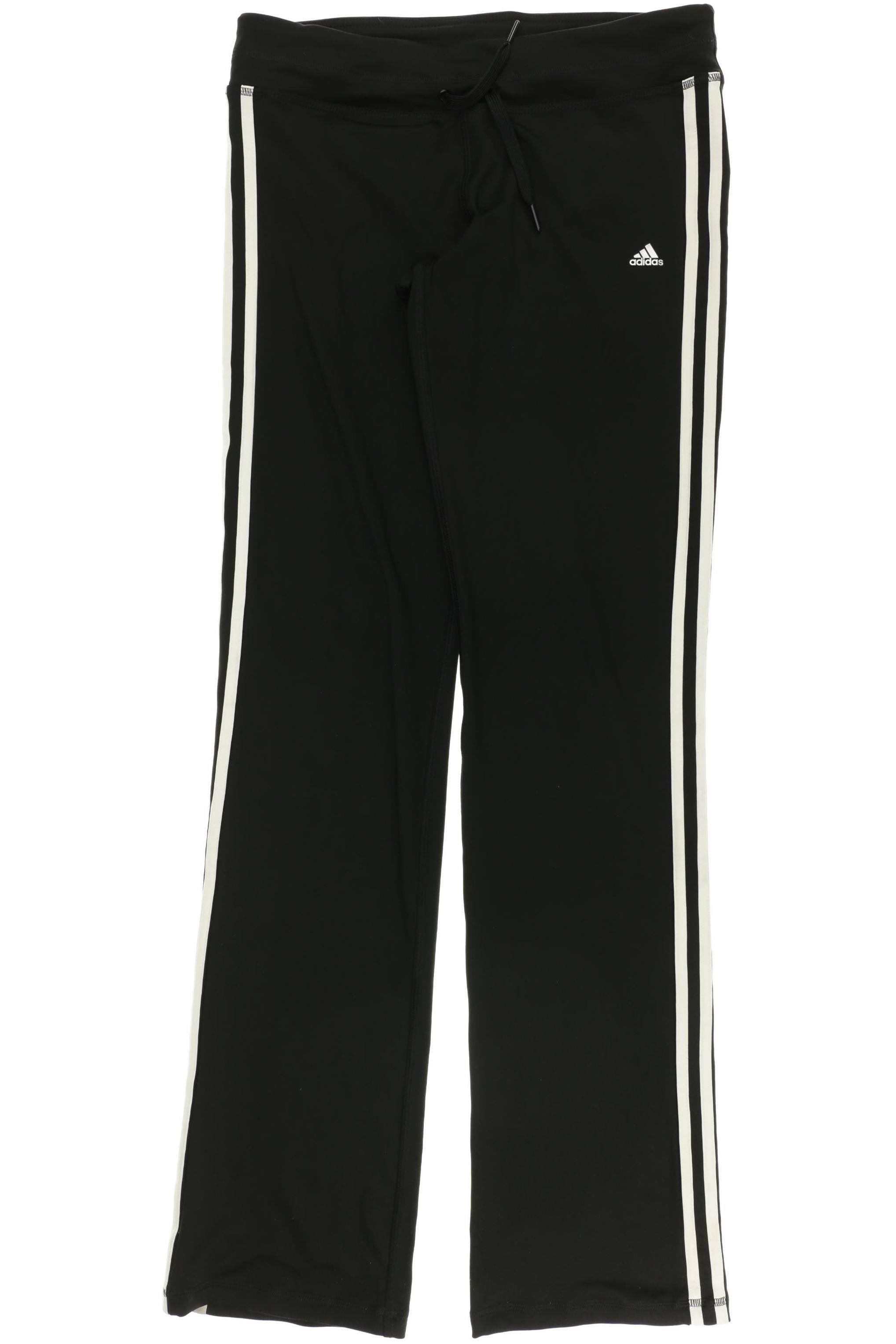 

adidas Damen Stoffhose, schwarz, Gr. 38