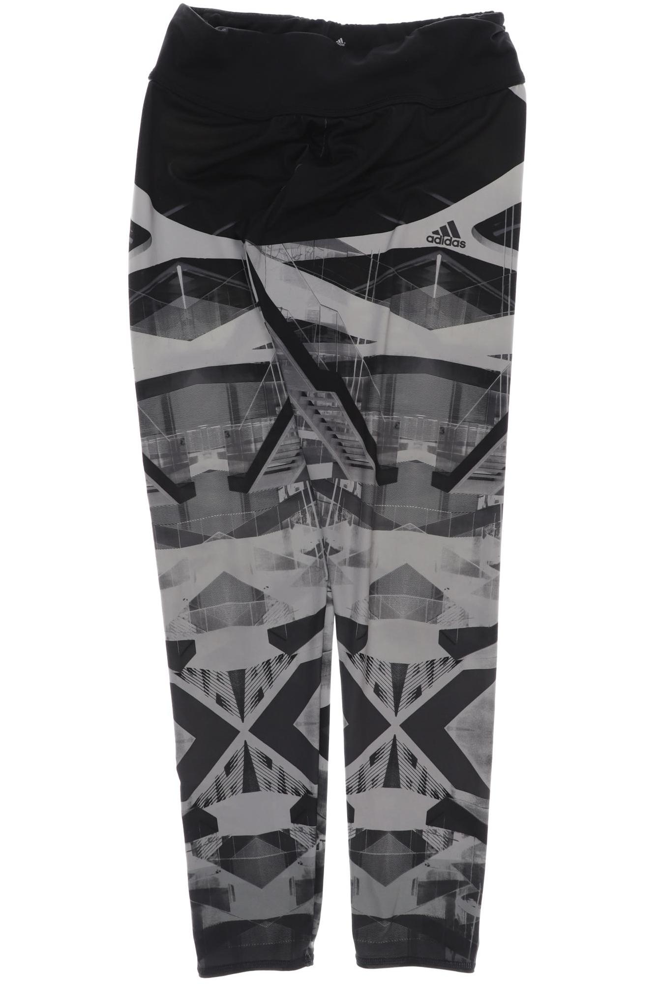 

adidas Damen Stoffhose, grau, Gr. 34