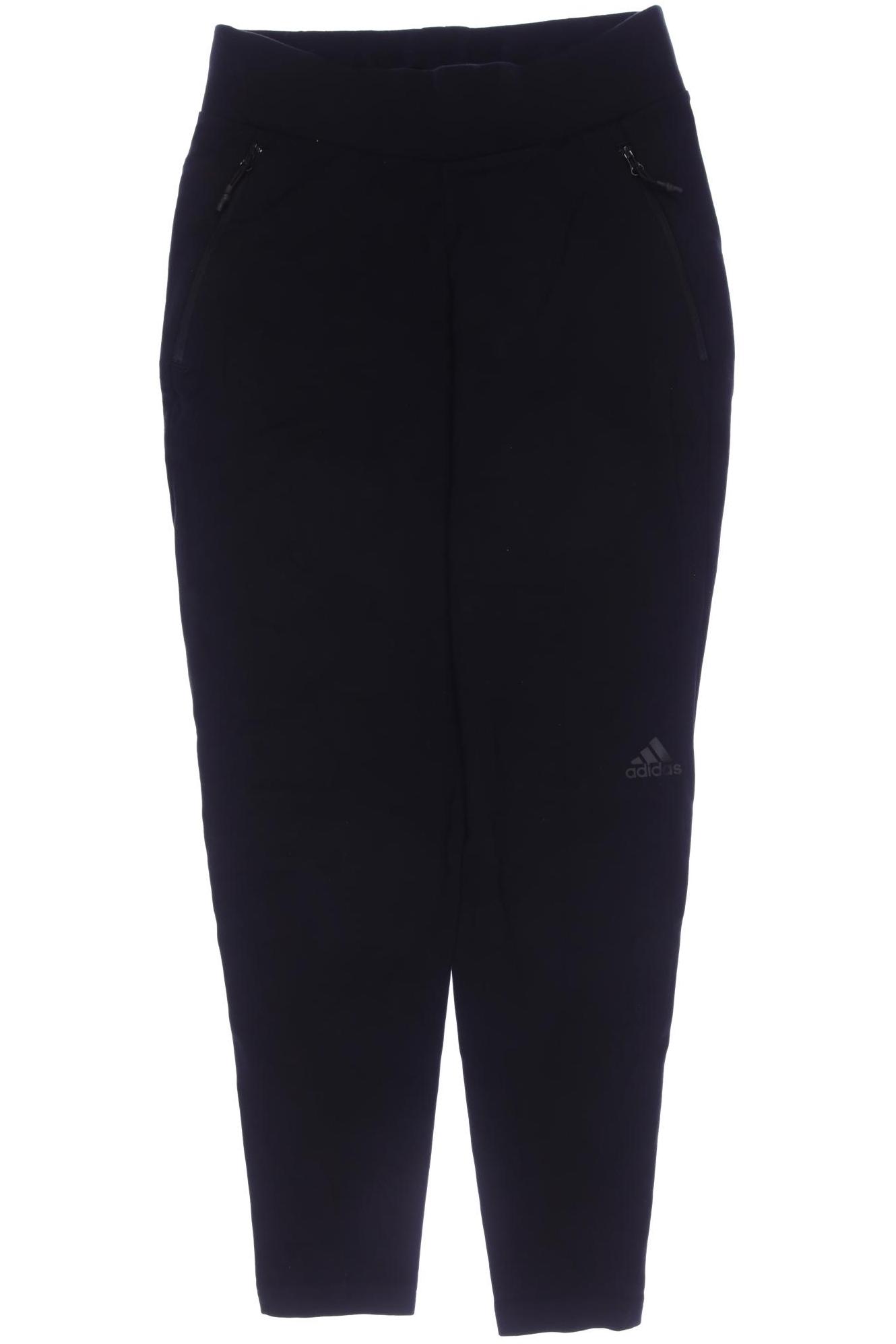 

adidas Damen Stoffhose, schwarz, Gr. 0