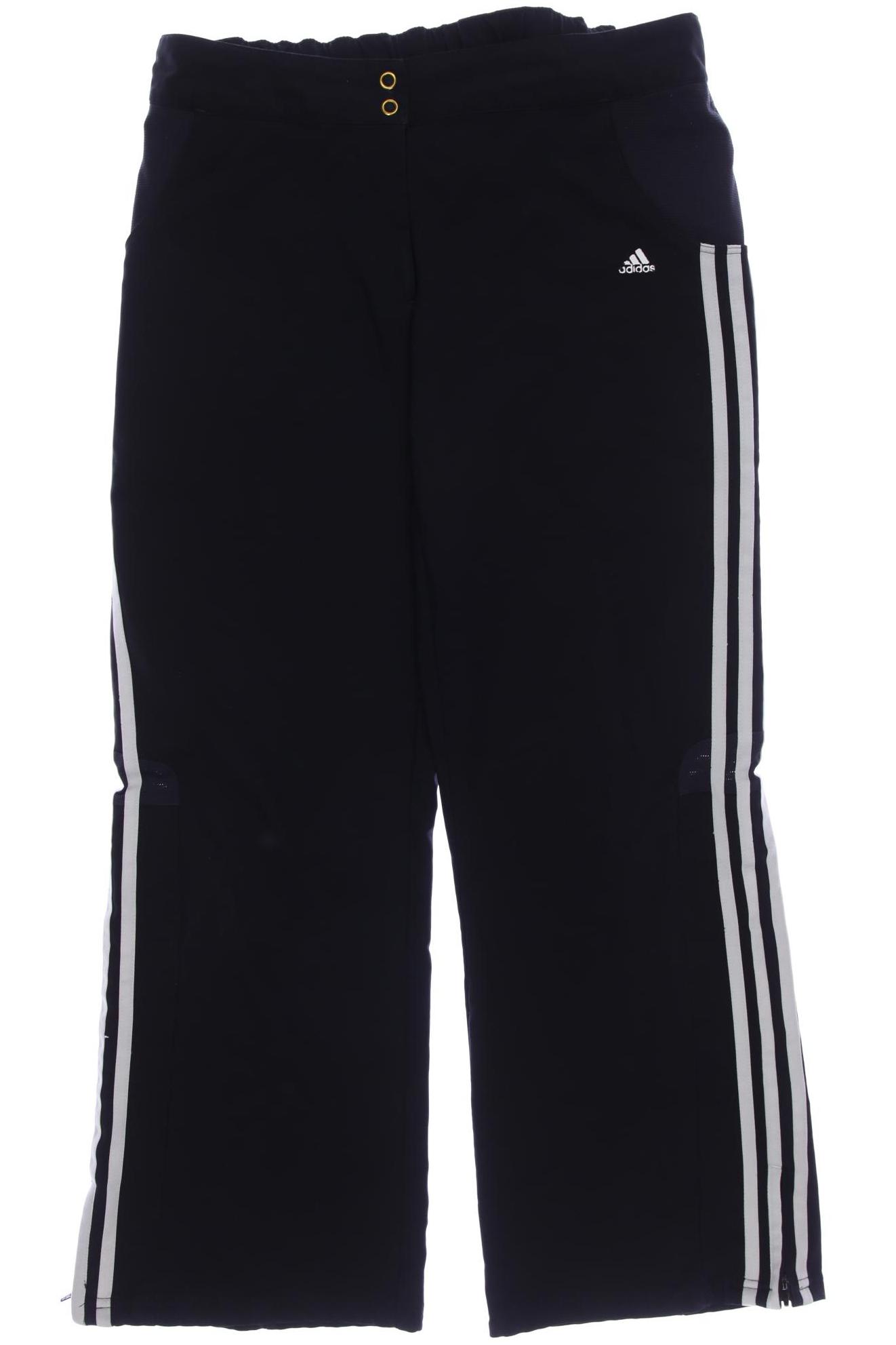 

adidas Damen Stoffhose, schwarz, Gr. 40