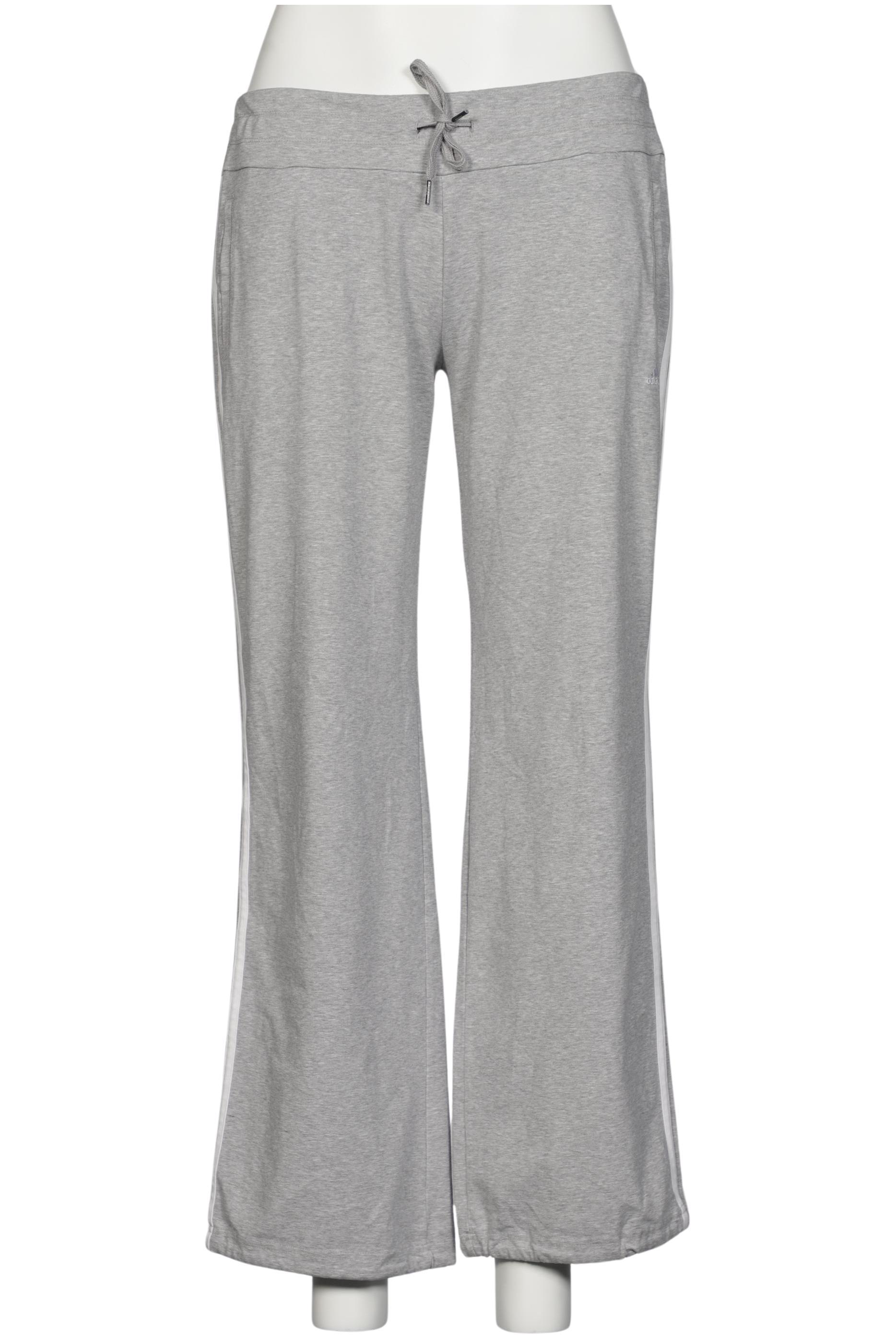 

adidas Damen Stoffhose, grau, Gr. 0