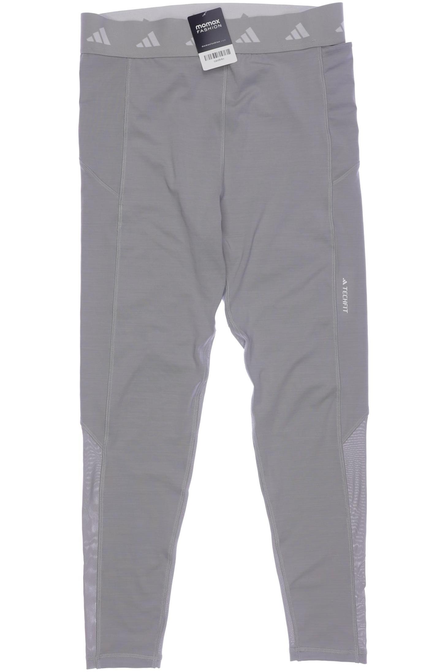 

adidas Damen Stoffhose, grau, Gr. 0