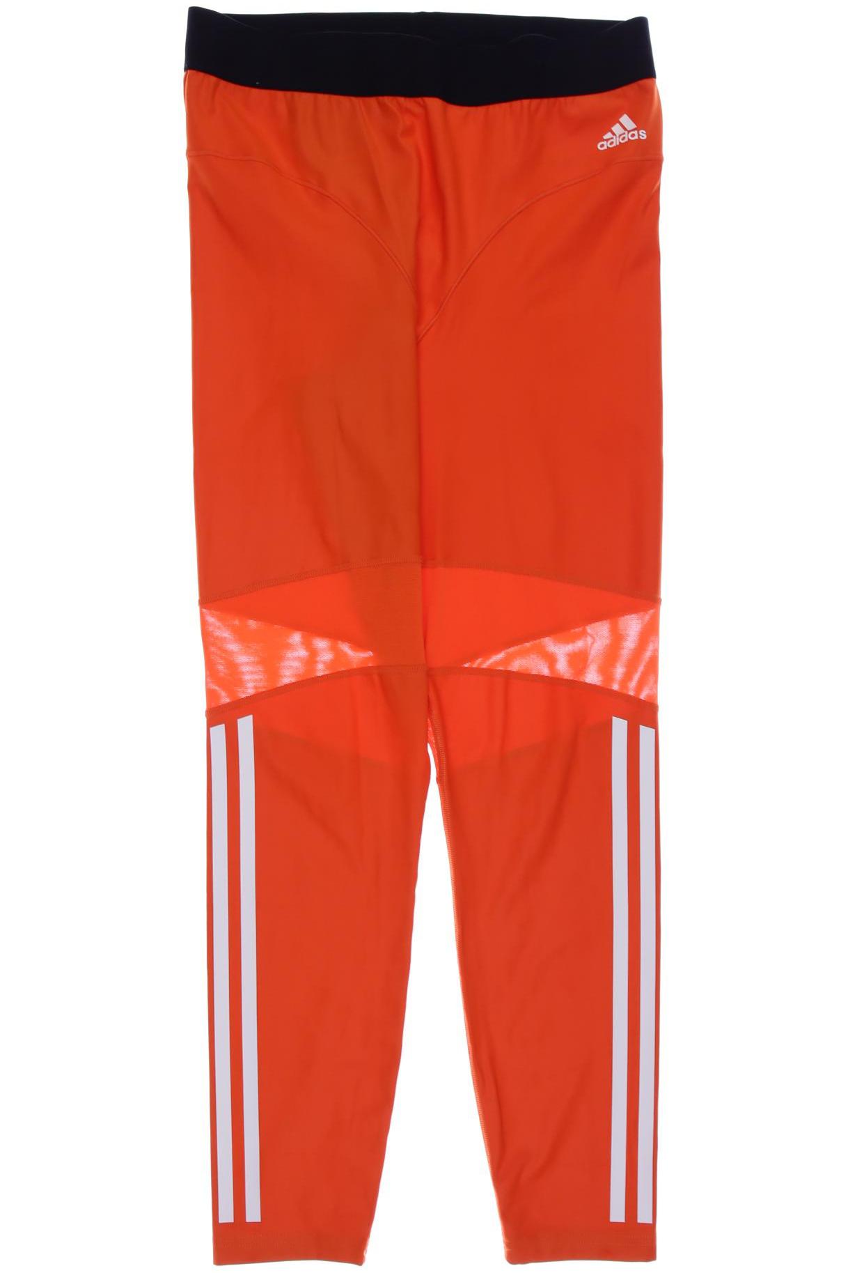 

adidas Damen Stoffhose, orange, Gr. 0
