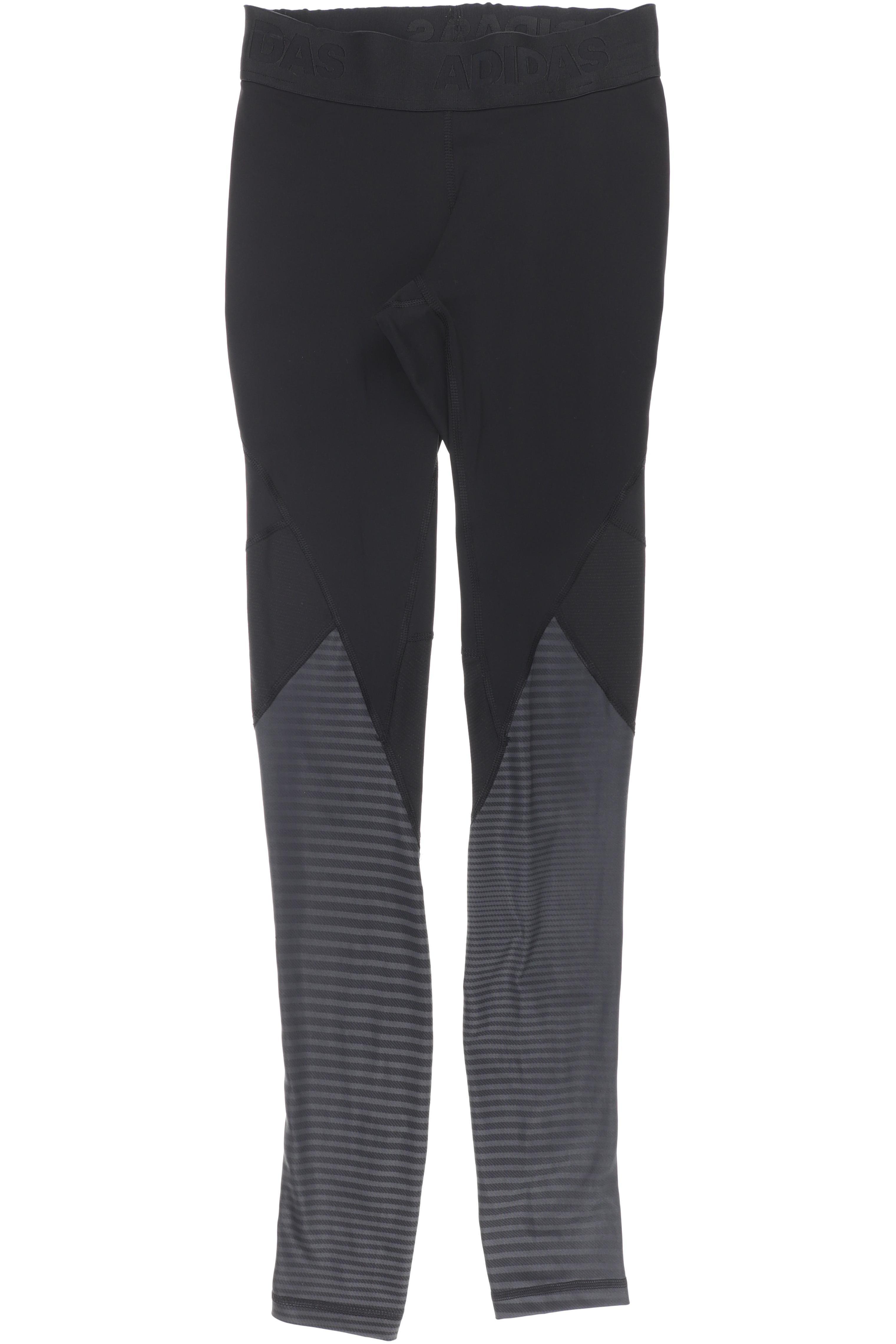 

adidas Damen Stoffhose, schwarz, Gr.