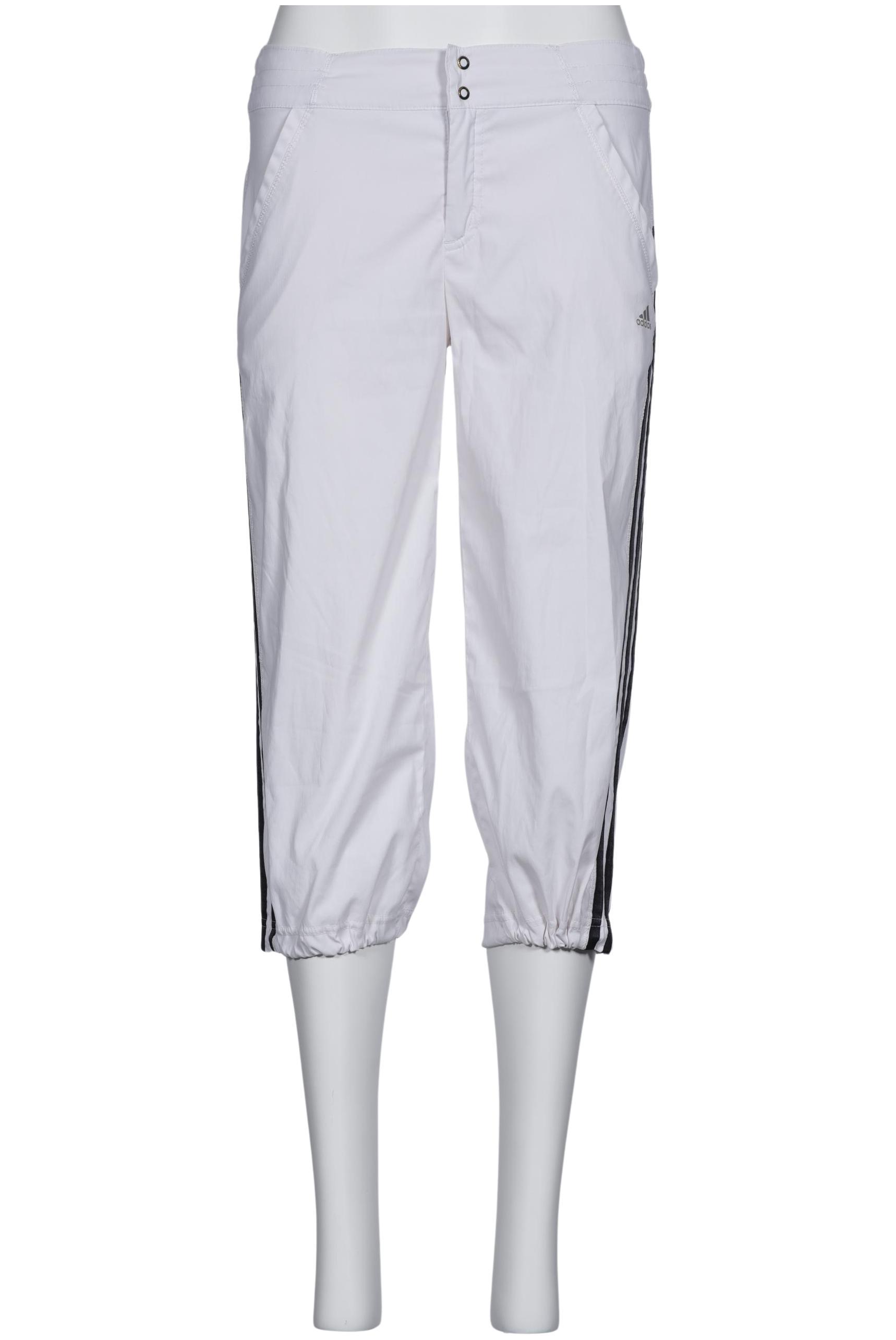 

adidas Damen Stoffhose, weiß, Gr. 38