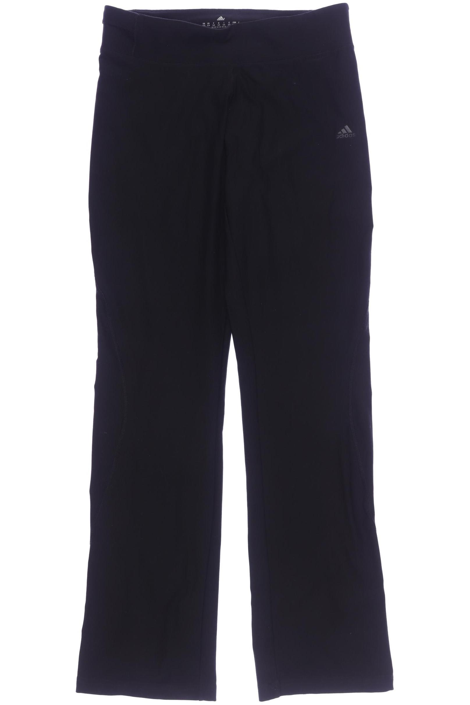 

adidas Damen Stoffhose, schwarz, Gr. 0