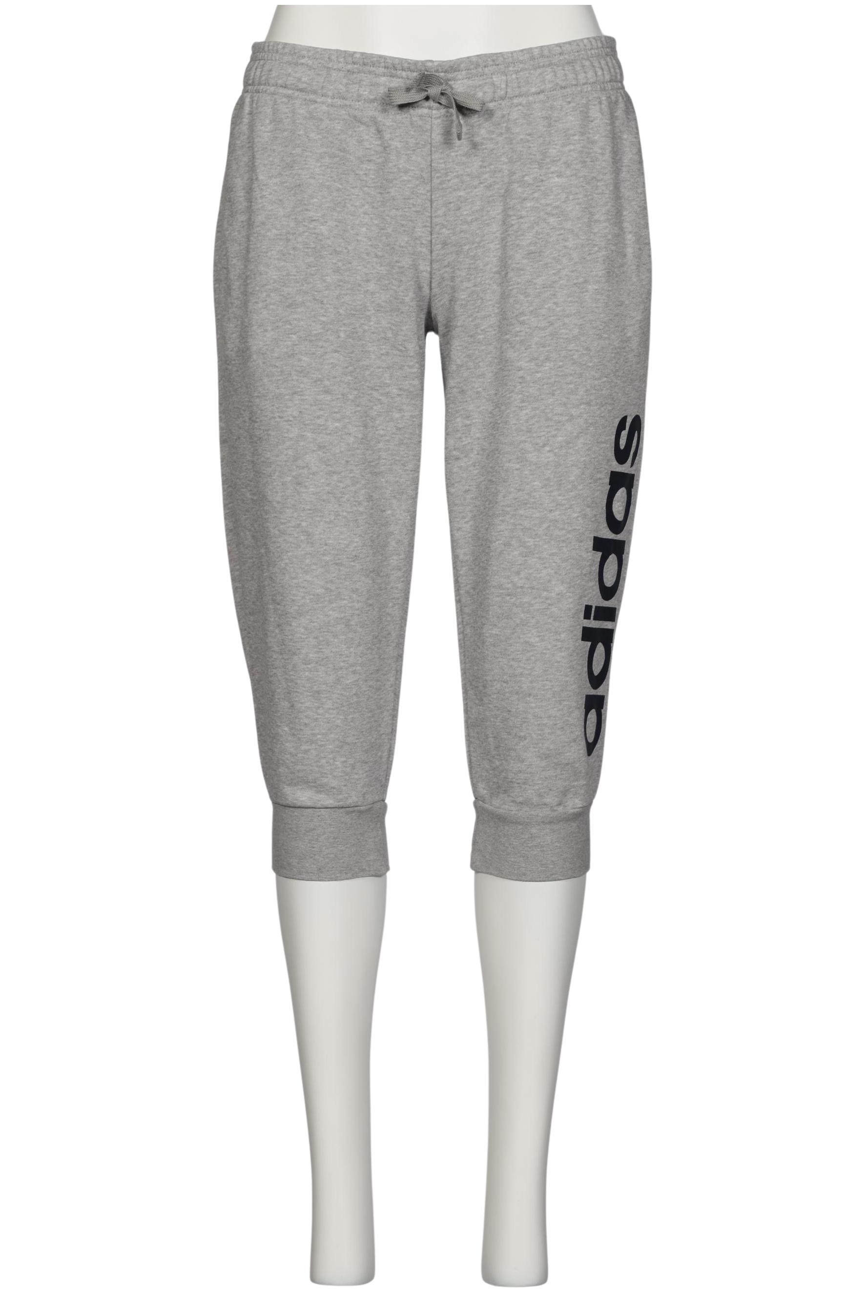 

adidas Damen Stoffhose, grau, Gr. 0