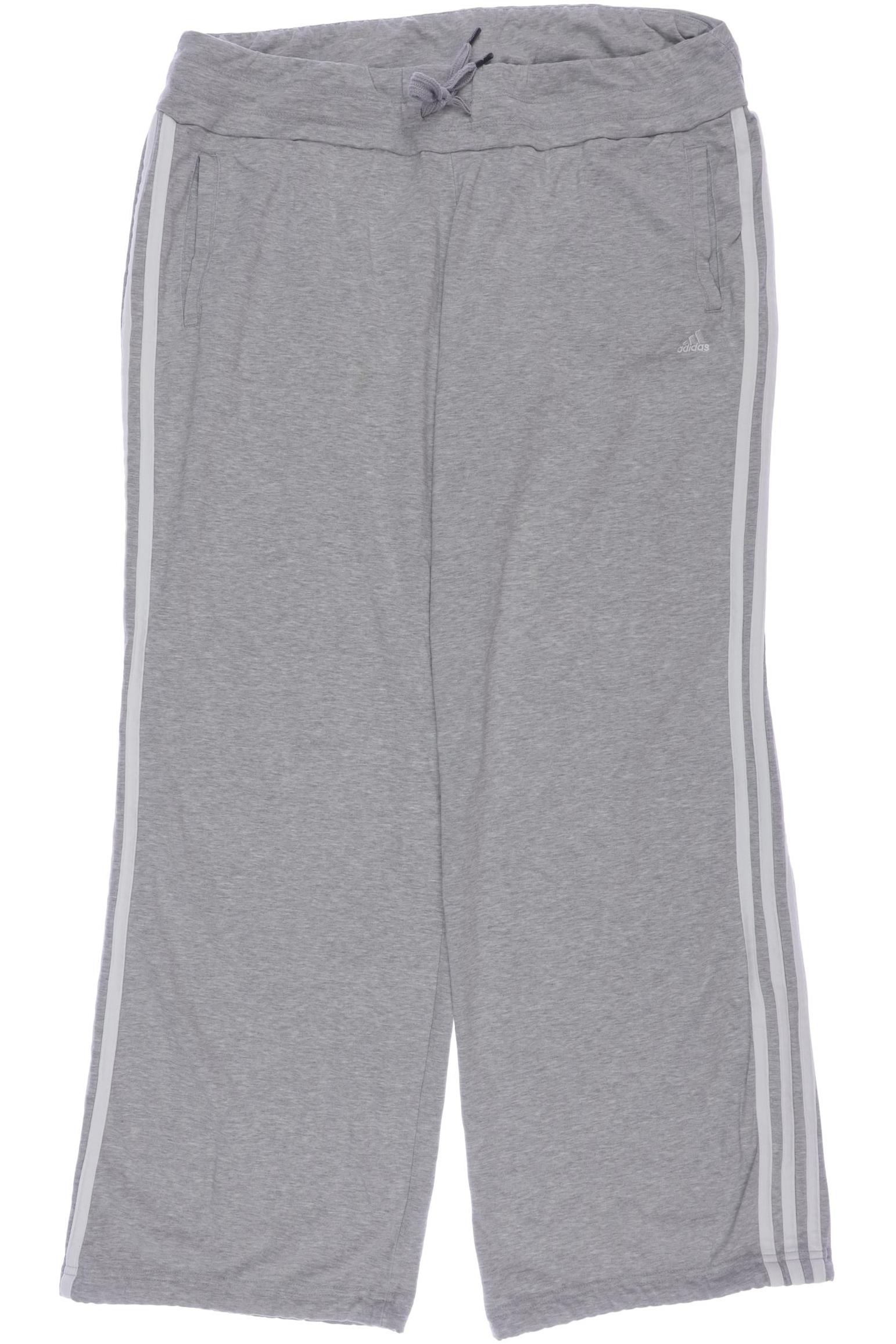 

adidas Damen Stoffhose, grau, Gr. 0