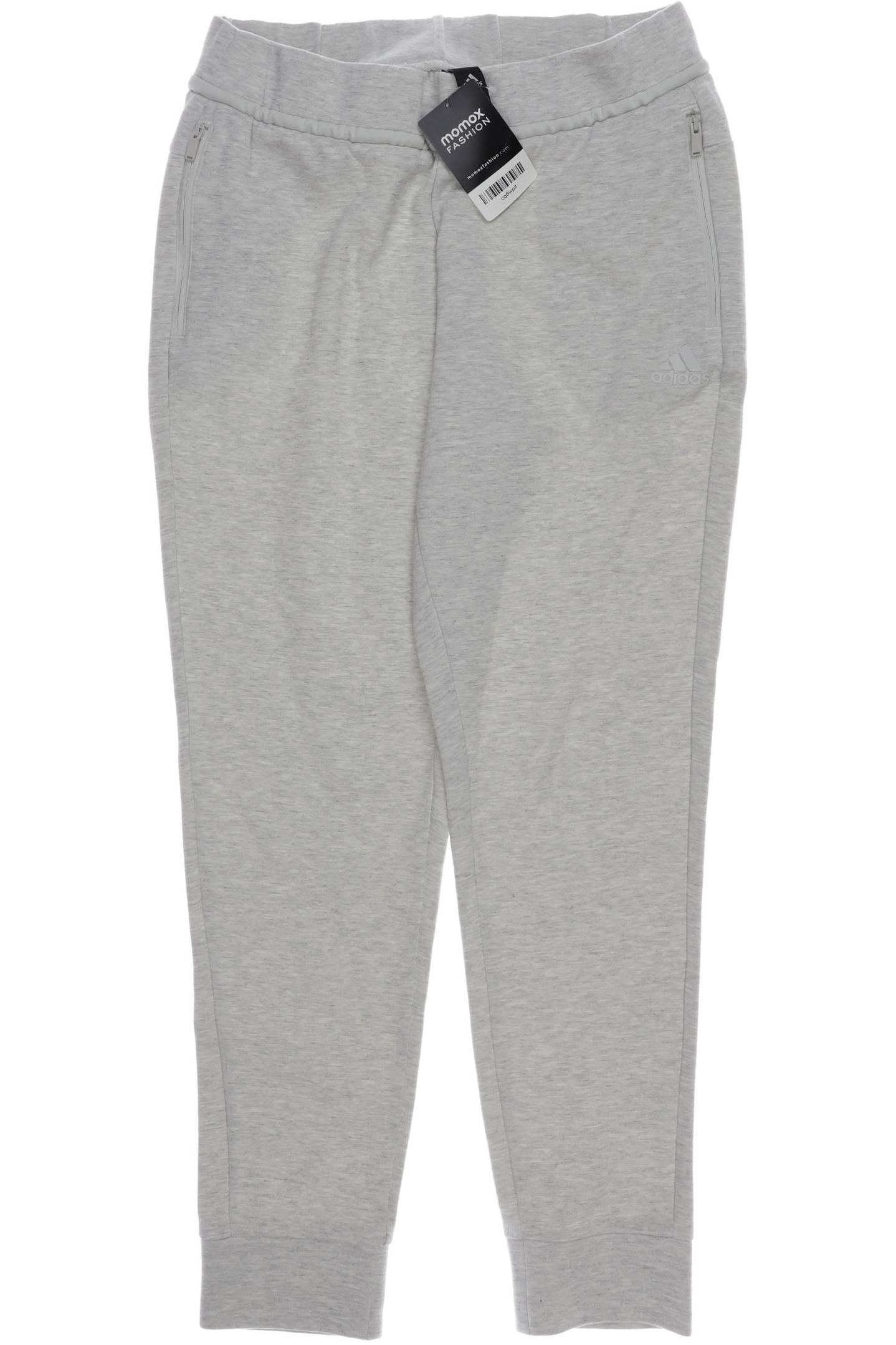 

adidas Damen Stoffhose, grau, Gr. 0
