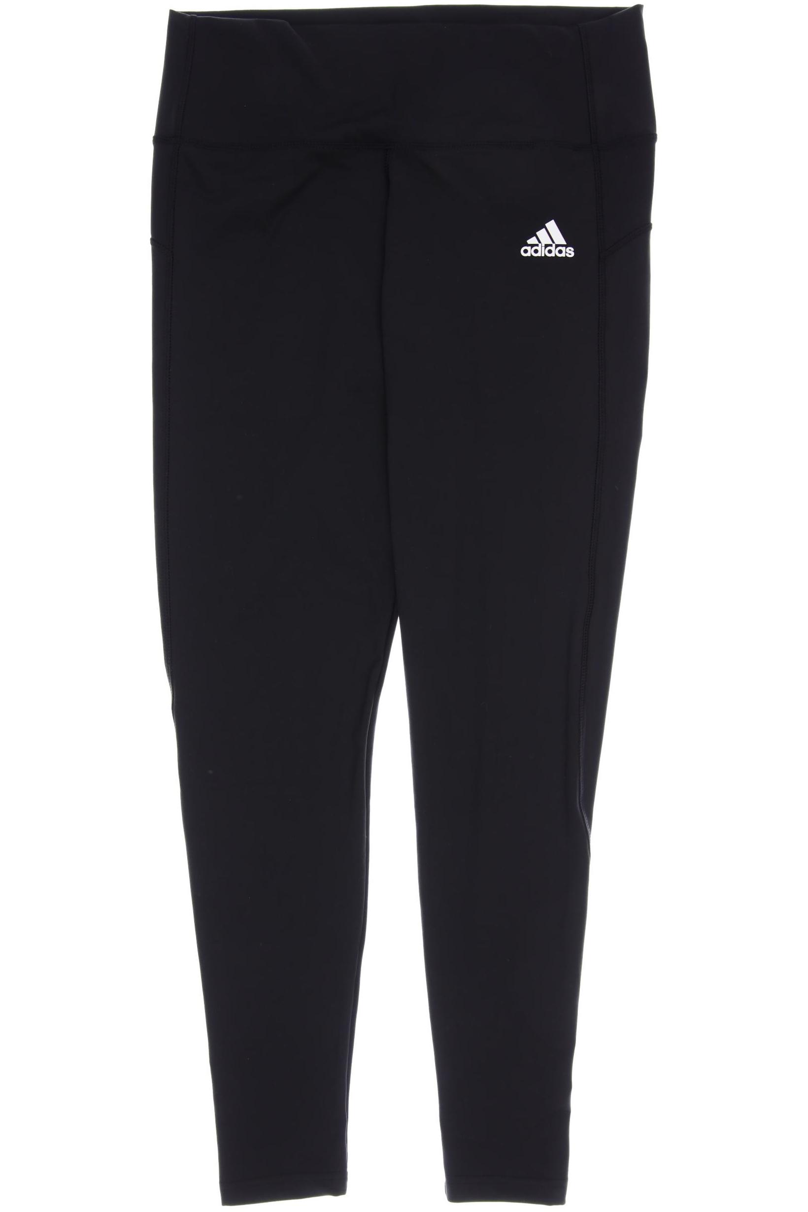 

adidas Damen Stoffhose, schwarz, Gr. 42