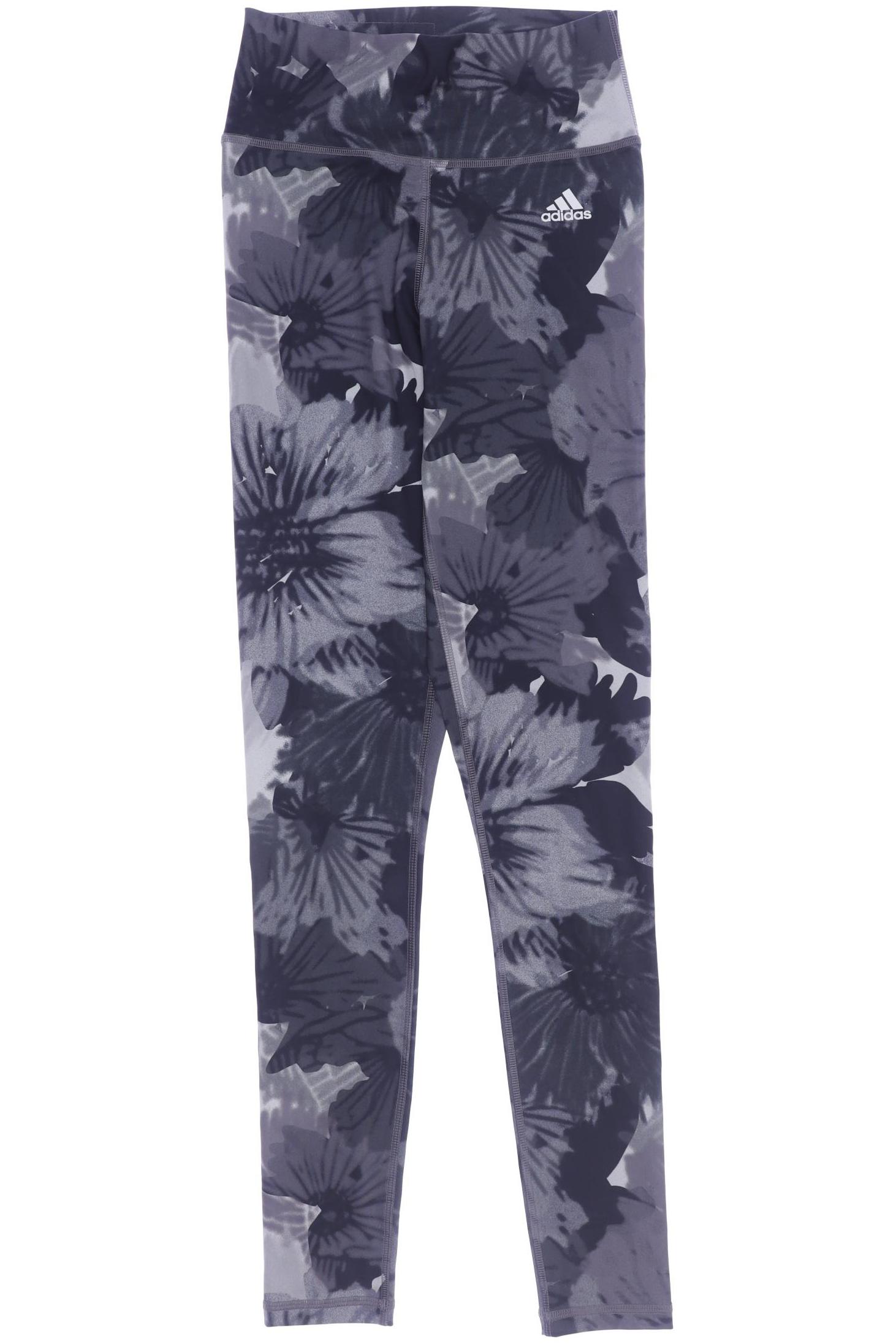 

adidas Damen Stoffhose, grau, Gr. 0